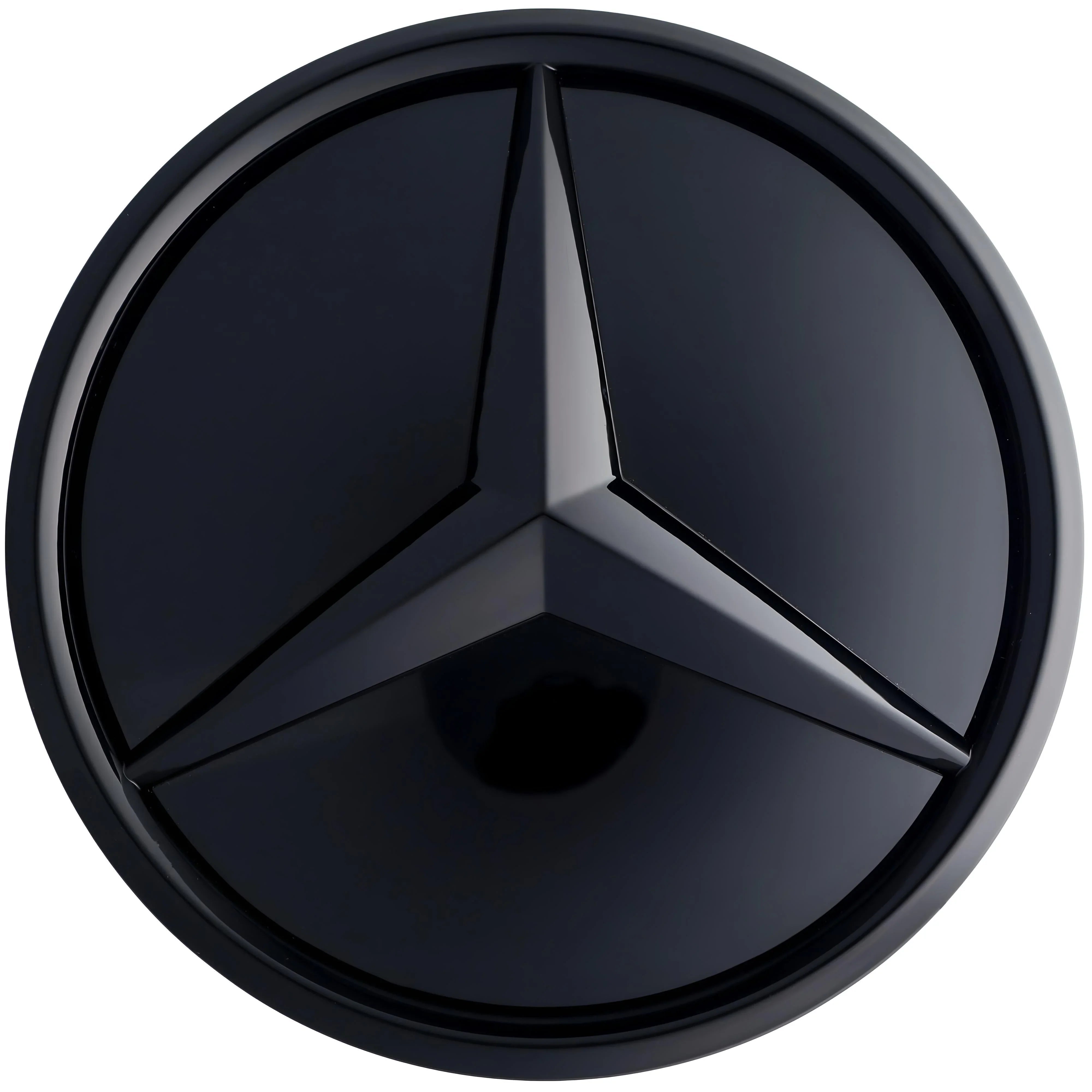 Mercedes Grille Emblem | Gloss Black - Elevated Style - Aftermarket - cirevon