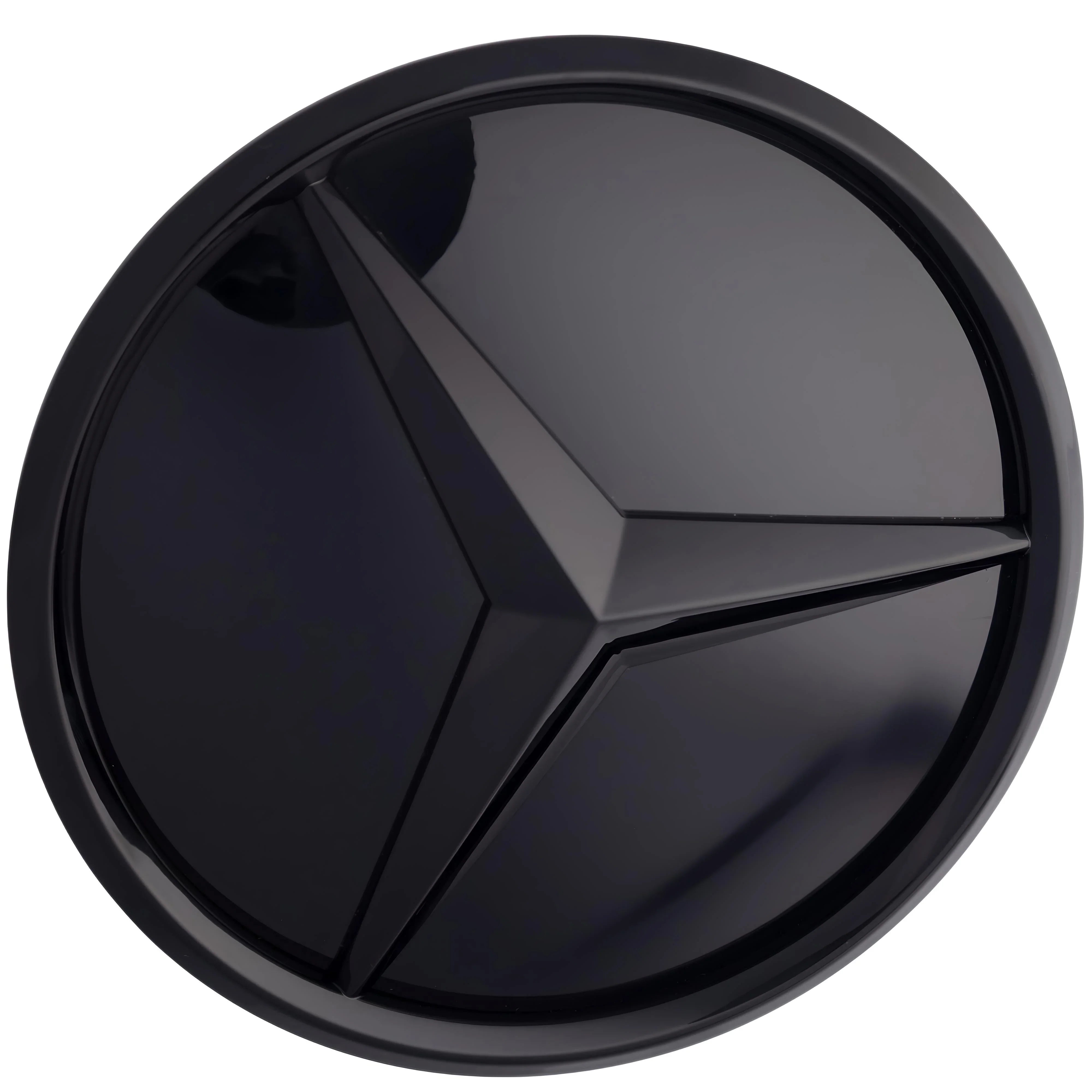 Mercedes Grille Emblem | Gloss Black - Elevated Style - Aftermarket - cirevon