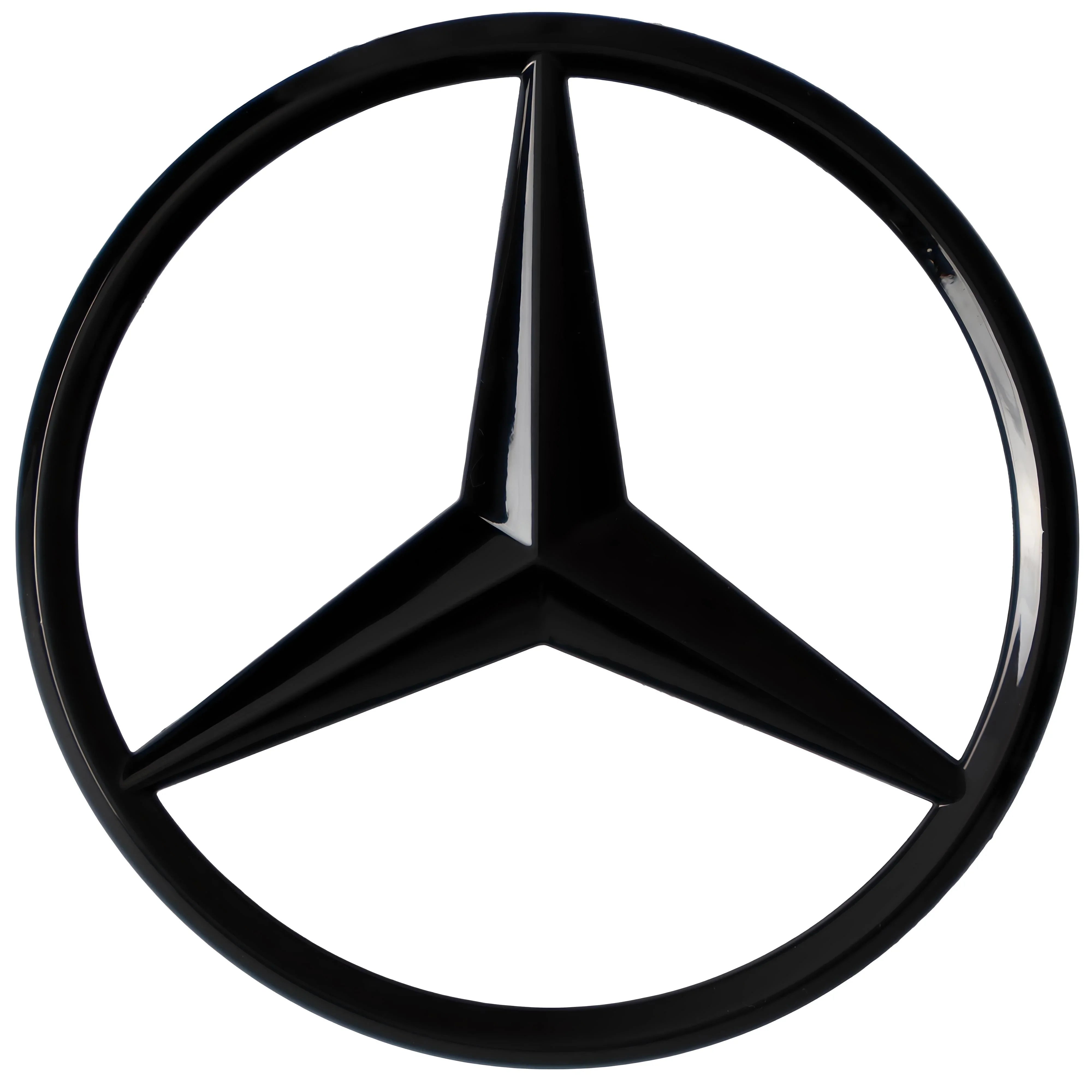 Mercedes Trunk Emblem | Gloss Black - Aftermarket - cirevon