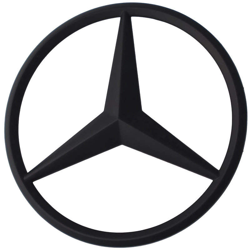 Mercedes Trunk Emblem | Matte Black - Aftermarket - CIREVON