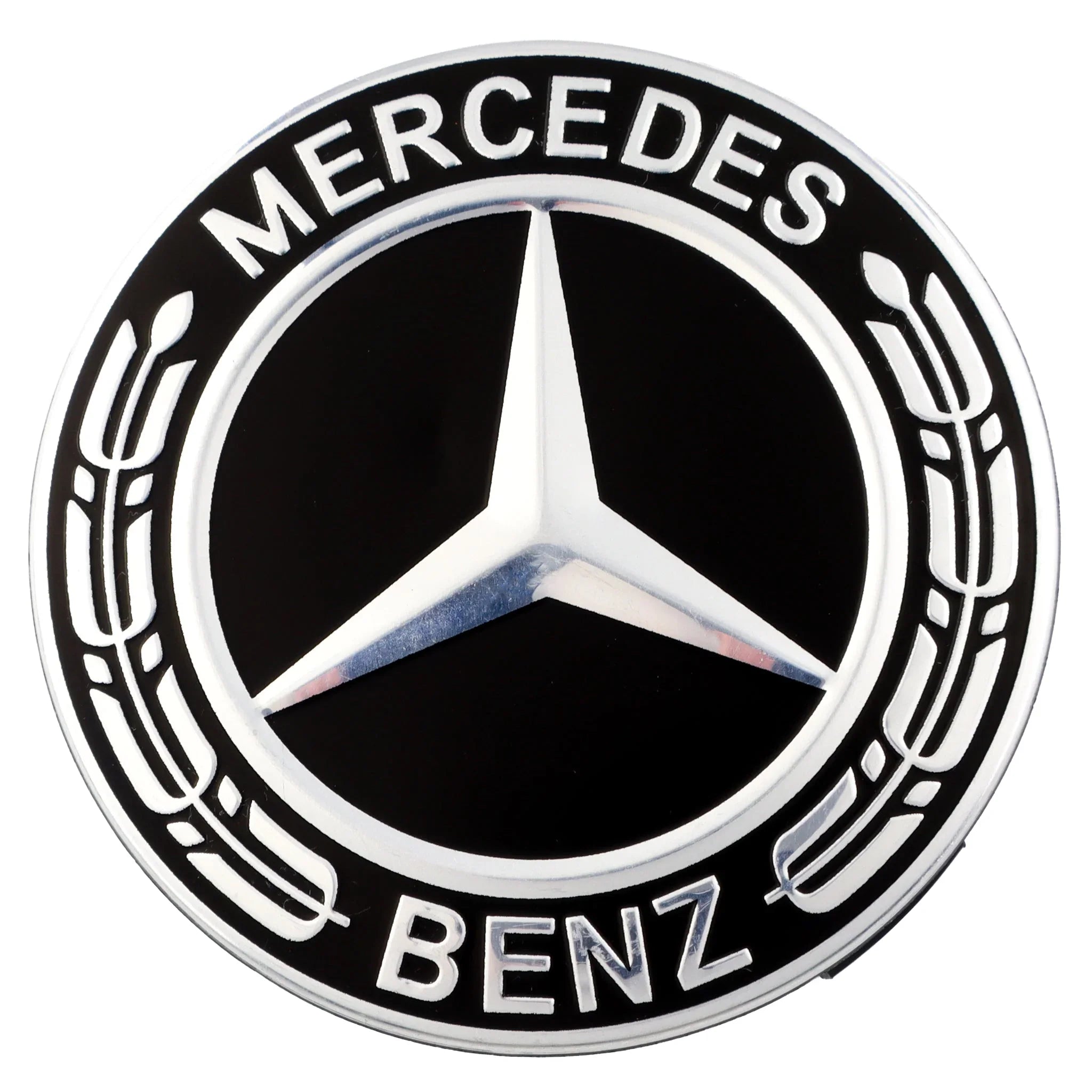 Mercedes Hub Caps | Classic Black - Aftermarket - CIREVON