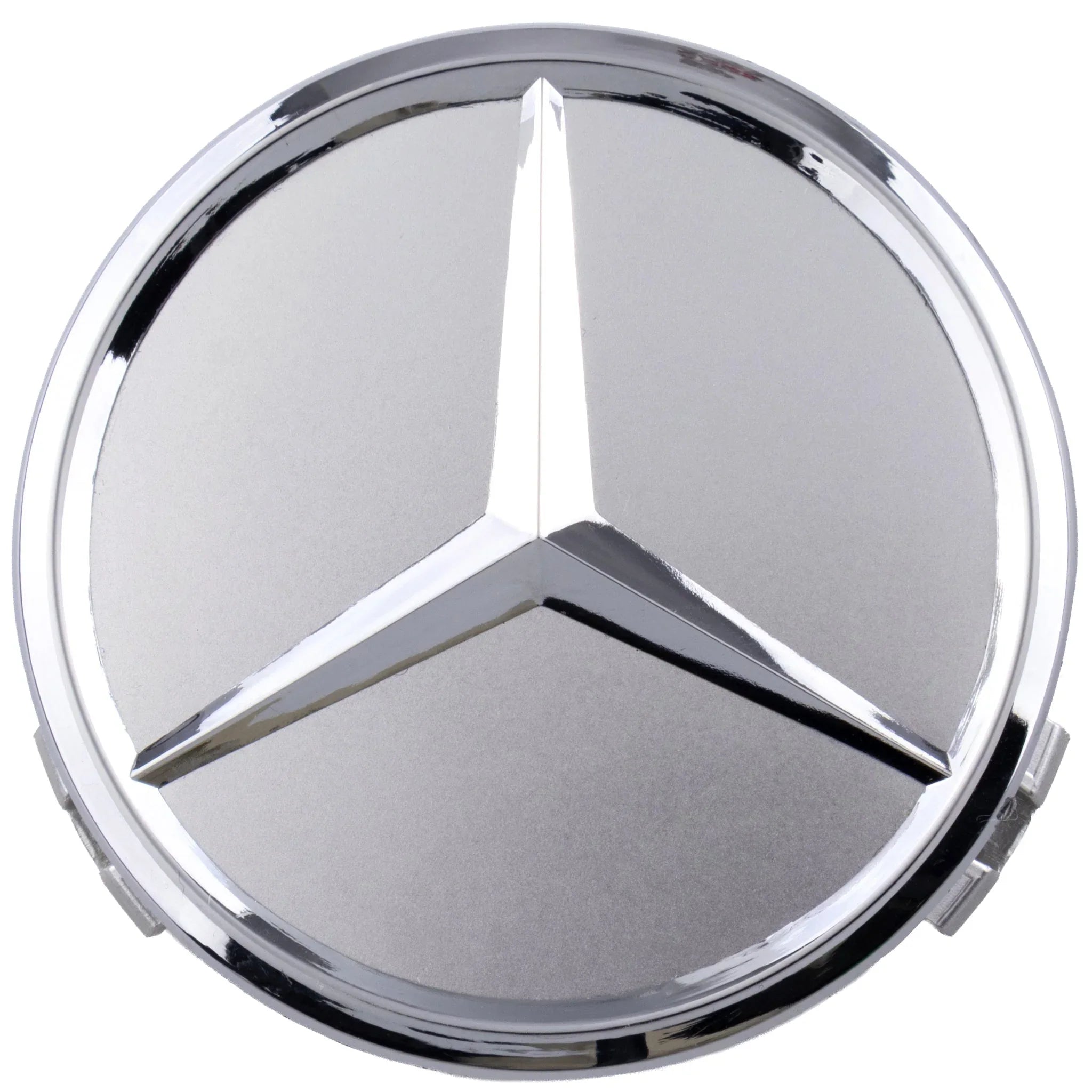 Mercedes Hub Caps | Silver Chrome - Aftermarket - cirevon