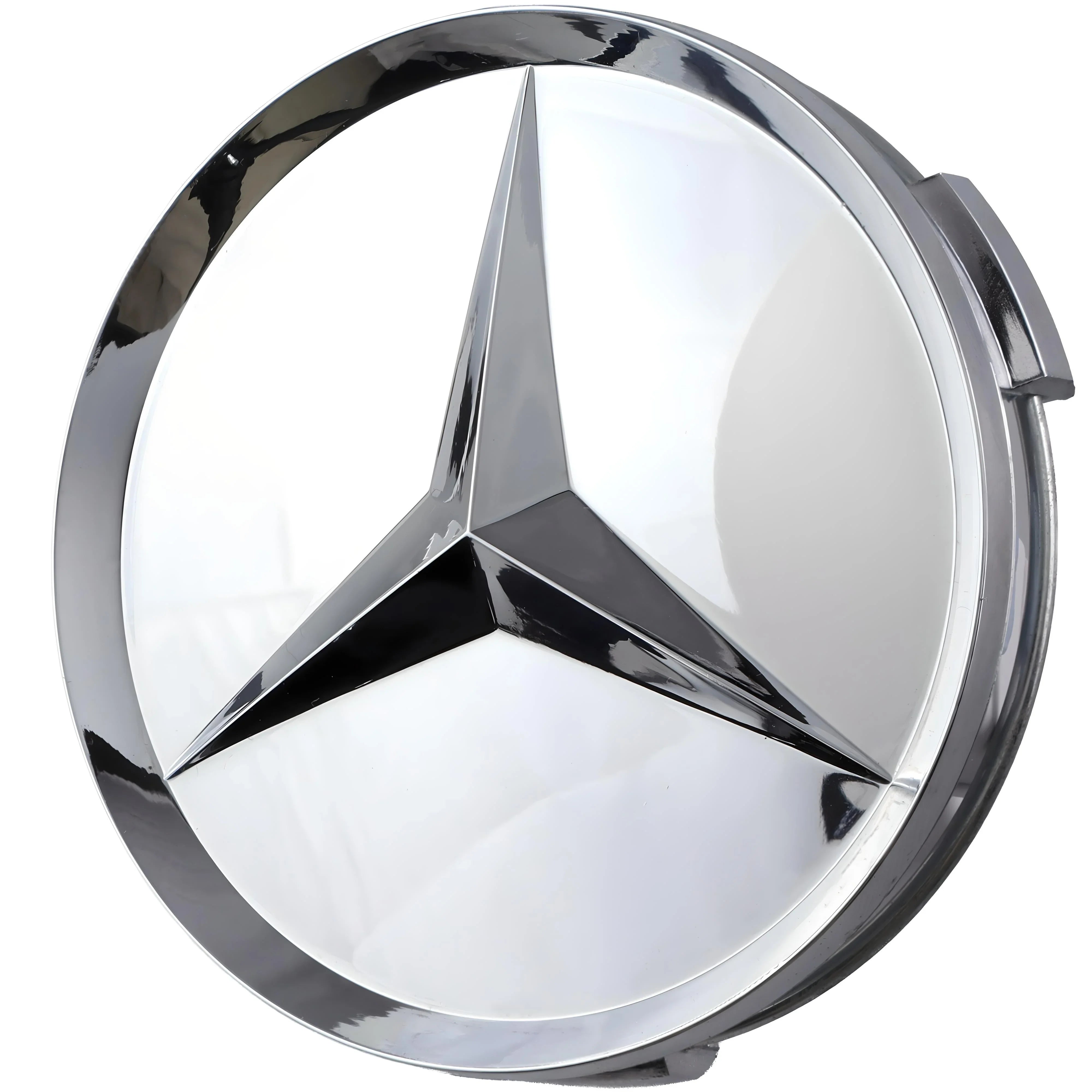 Mercedes Hub Caps | Gloss Silver - Aftermarket - cirevon