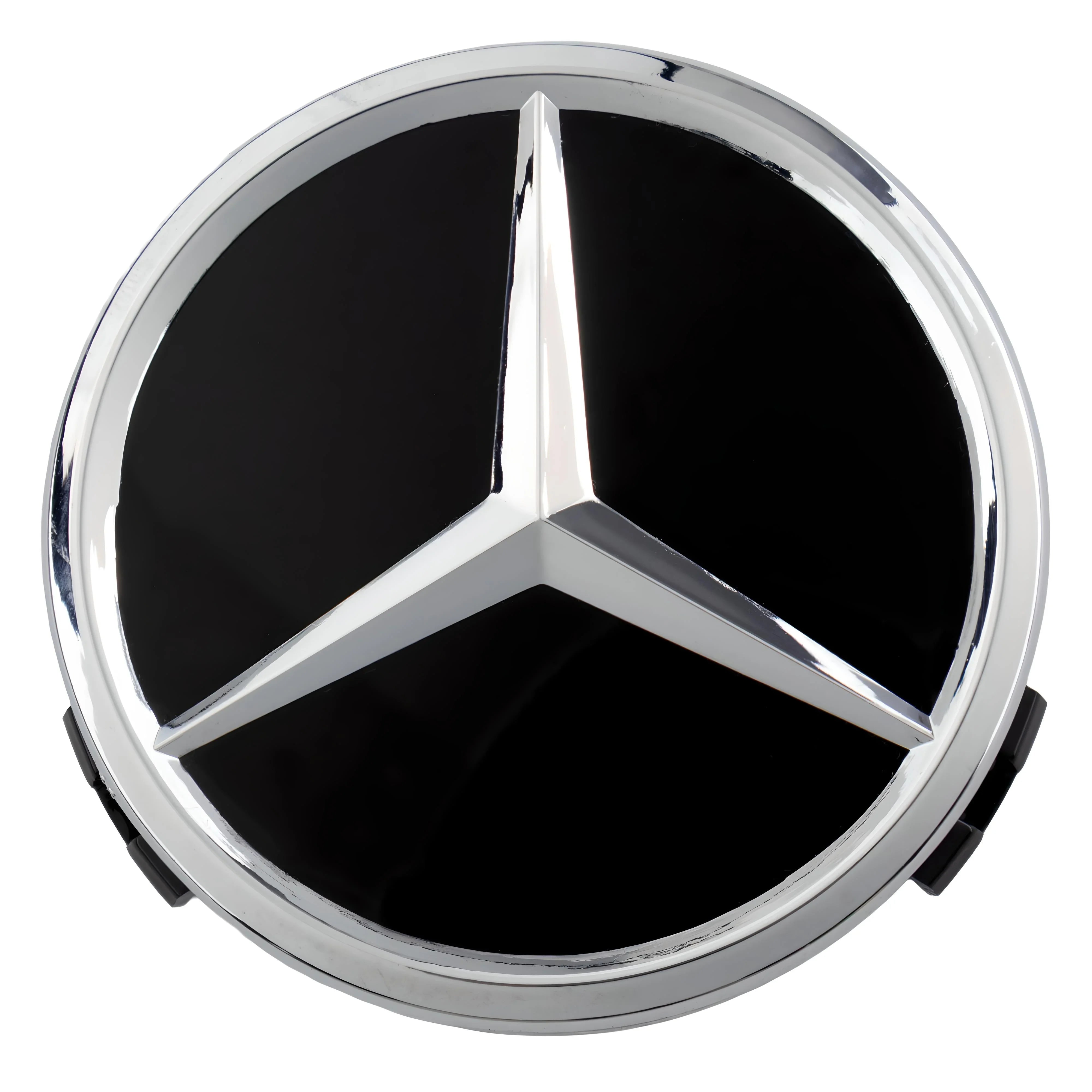 Mercedes Hub Caps | Chrome Black - Aftermarket - cirevon