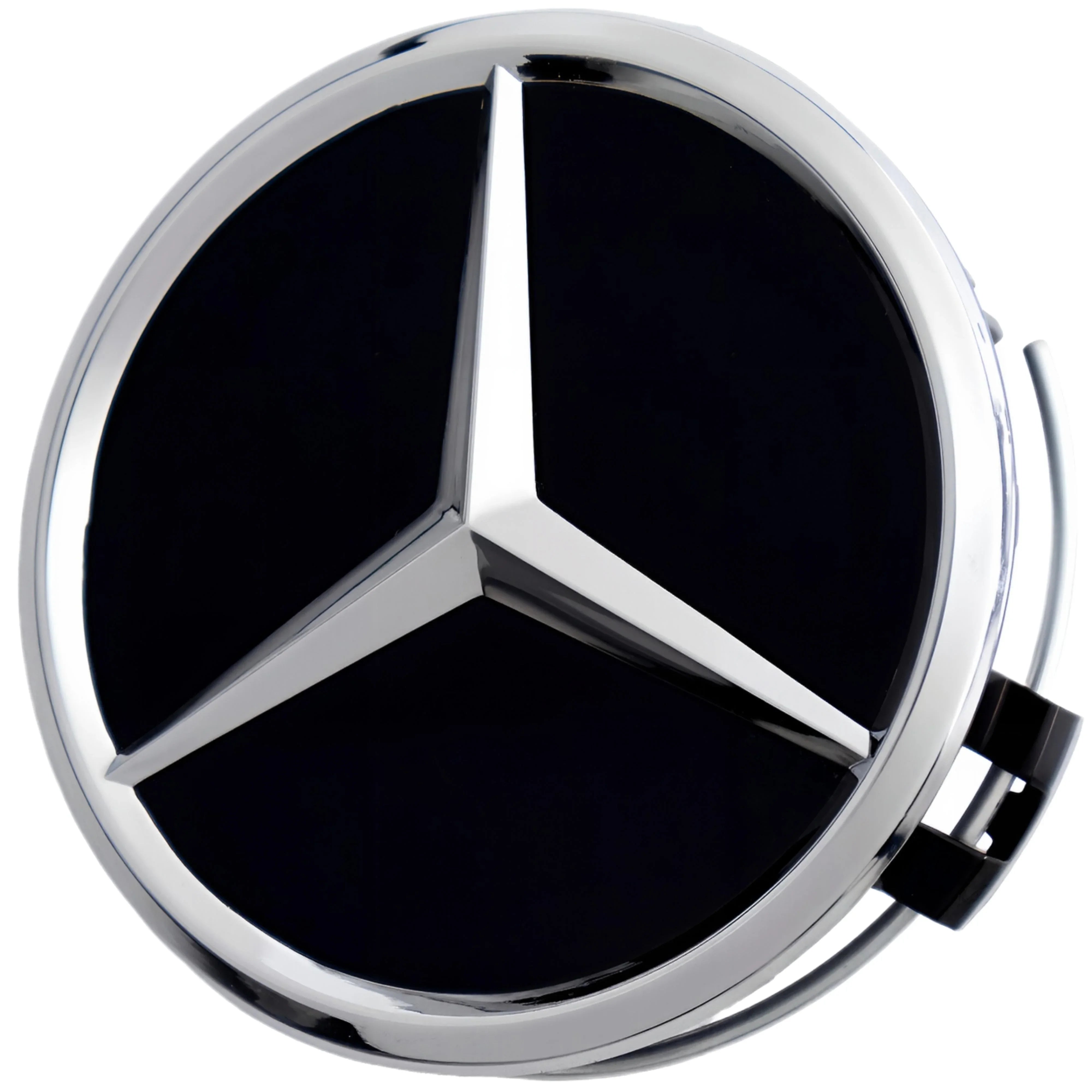 Mercedes Hub Caps | Chrome Black - Aftermarket - cirevon