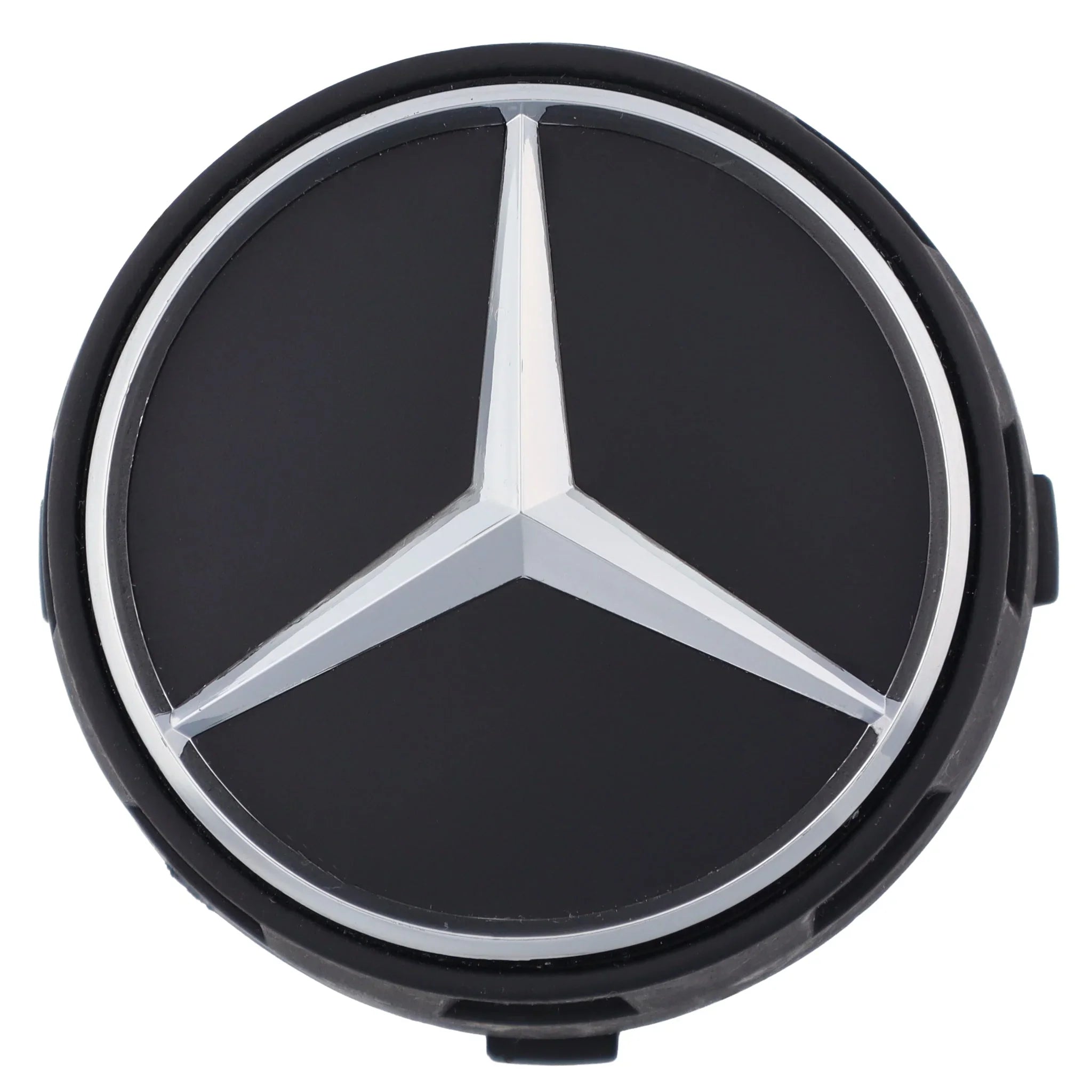 Mercedes Elevated Hub Caps | Matte Black - Aftermarket - CIREVON
