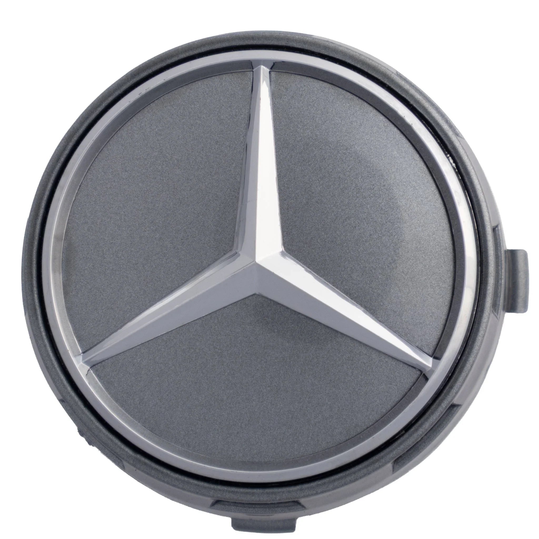 Mercedes Elevated Hub Caps | Titanium Gray - Aftermarket - cirevon