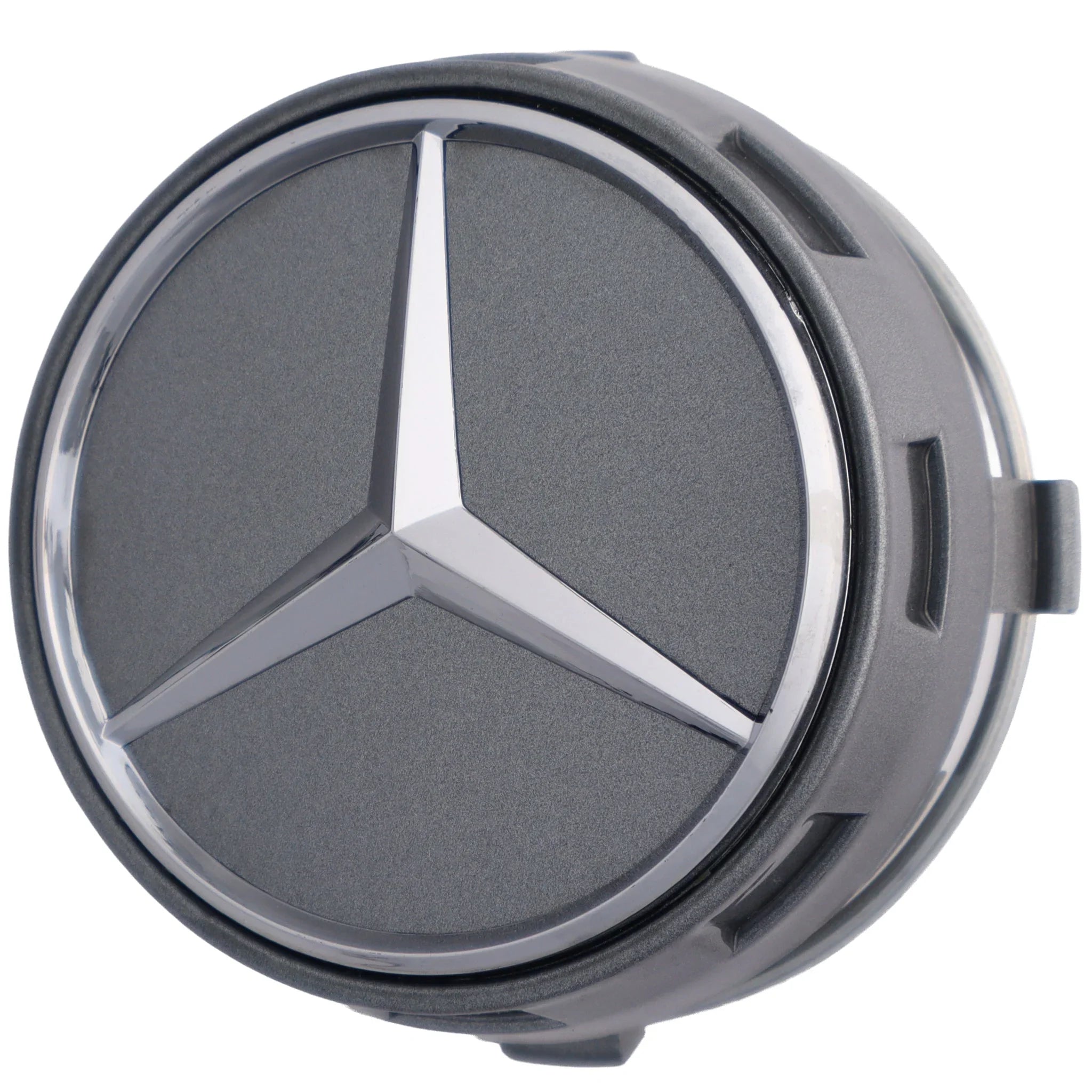 Mercedes Elevated Hub Caps | Titanium Gray - Aftermarket - cirevon