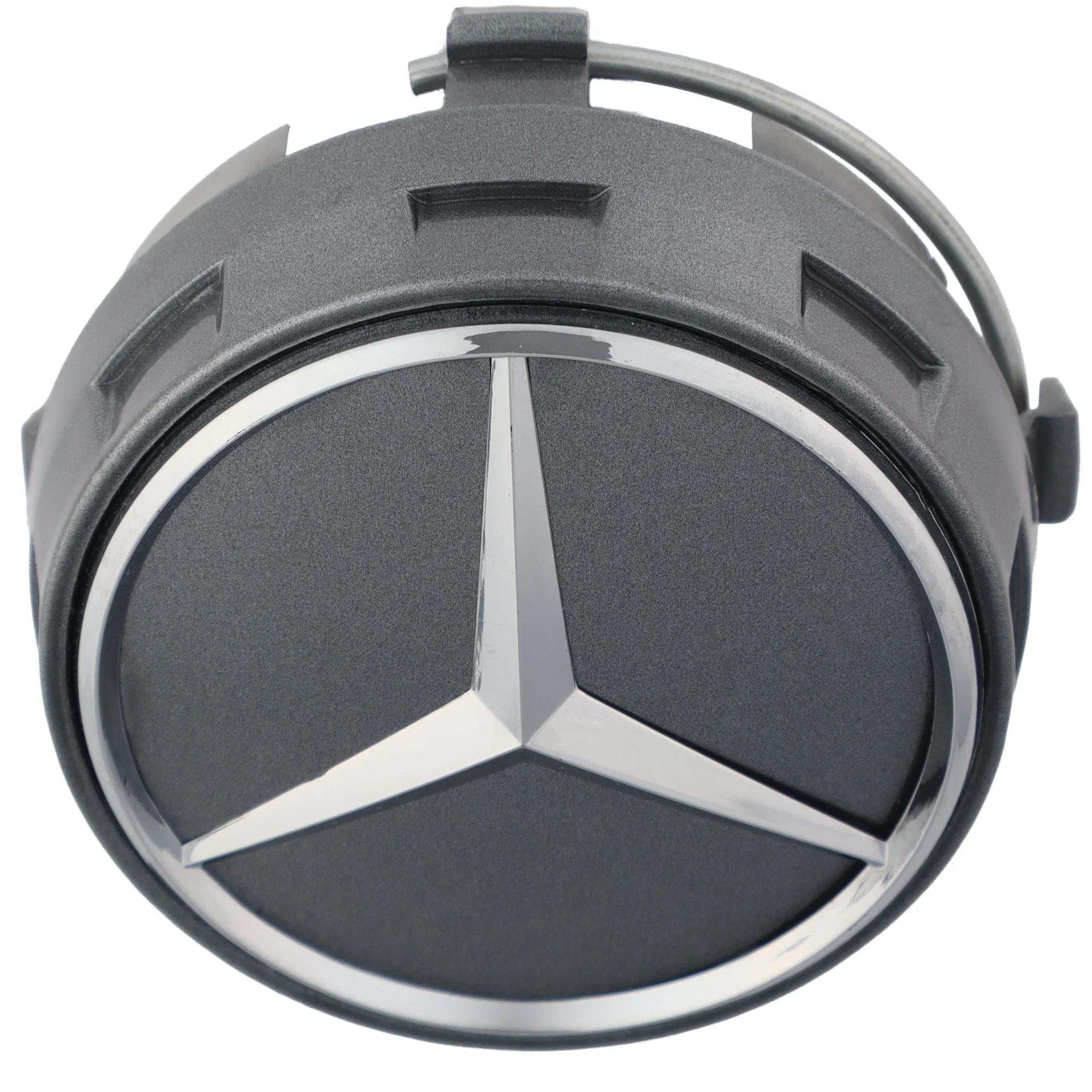 Mercedes Elevated Hub Caps | Titanium Gray - Aftermarket - cirevon