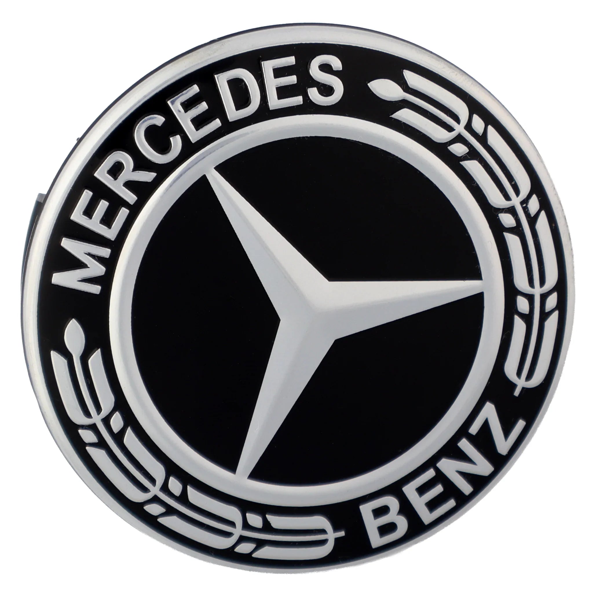 Mercedes Hub Caps | Classic Black - Aftermarket - CIREVON