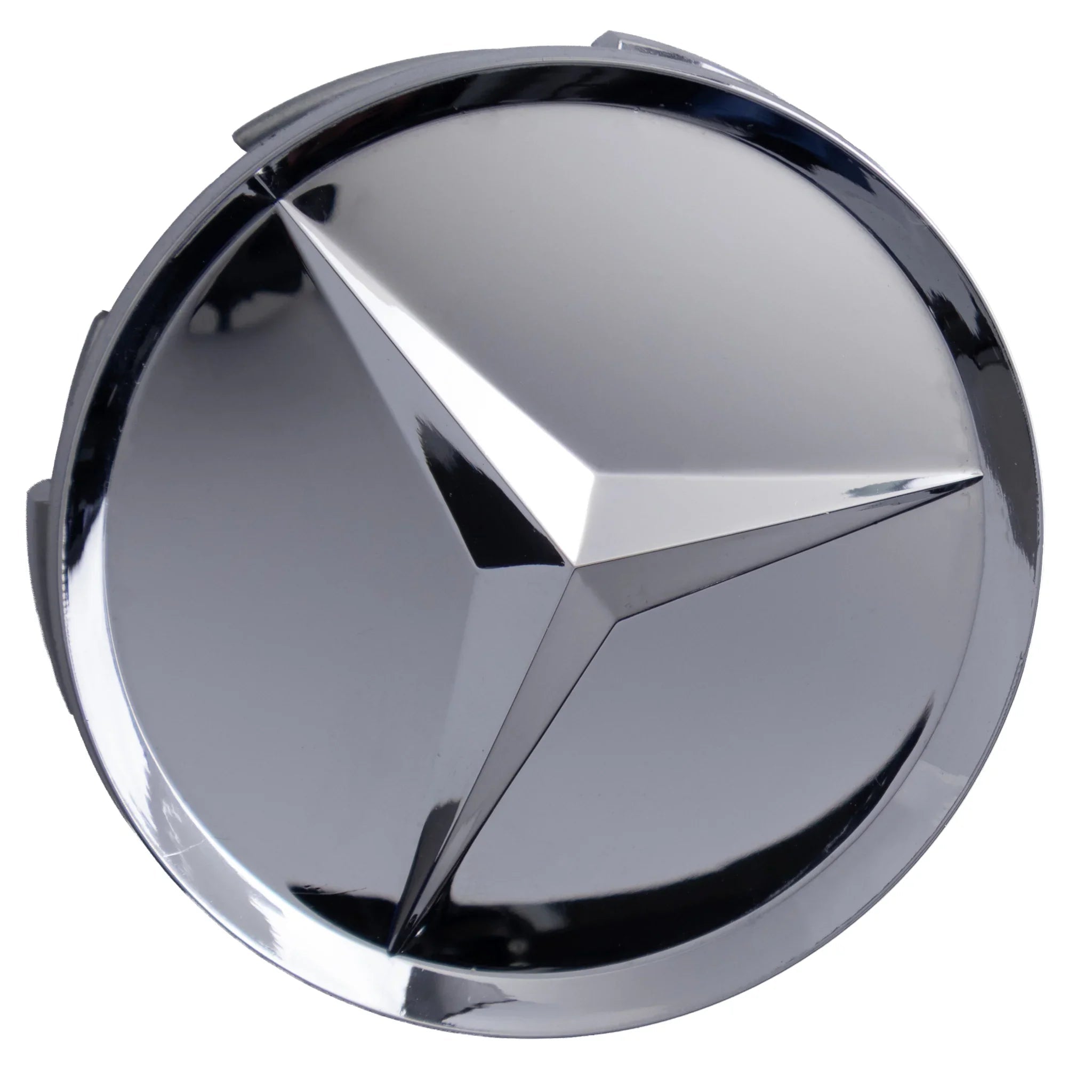 Mercedes Hub Caps | Gloss Silver - Aftermarket - cirevon