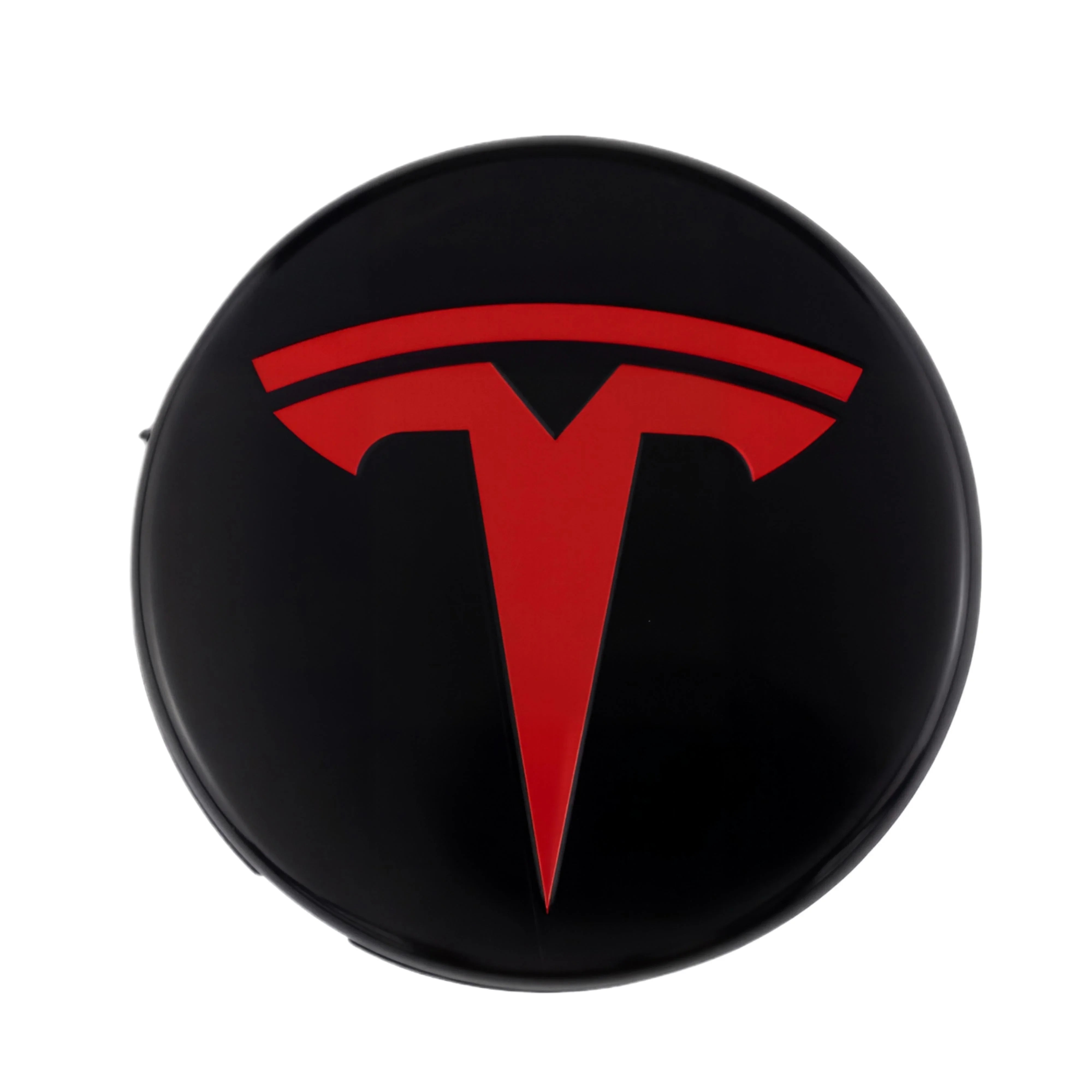 Tesla Radkappen | Schwarz Rot