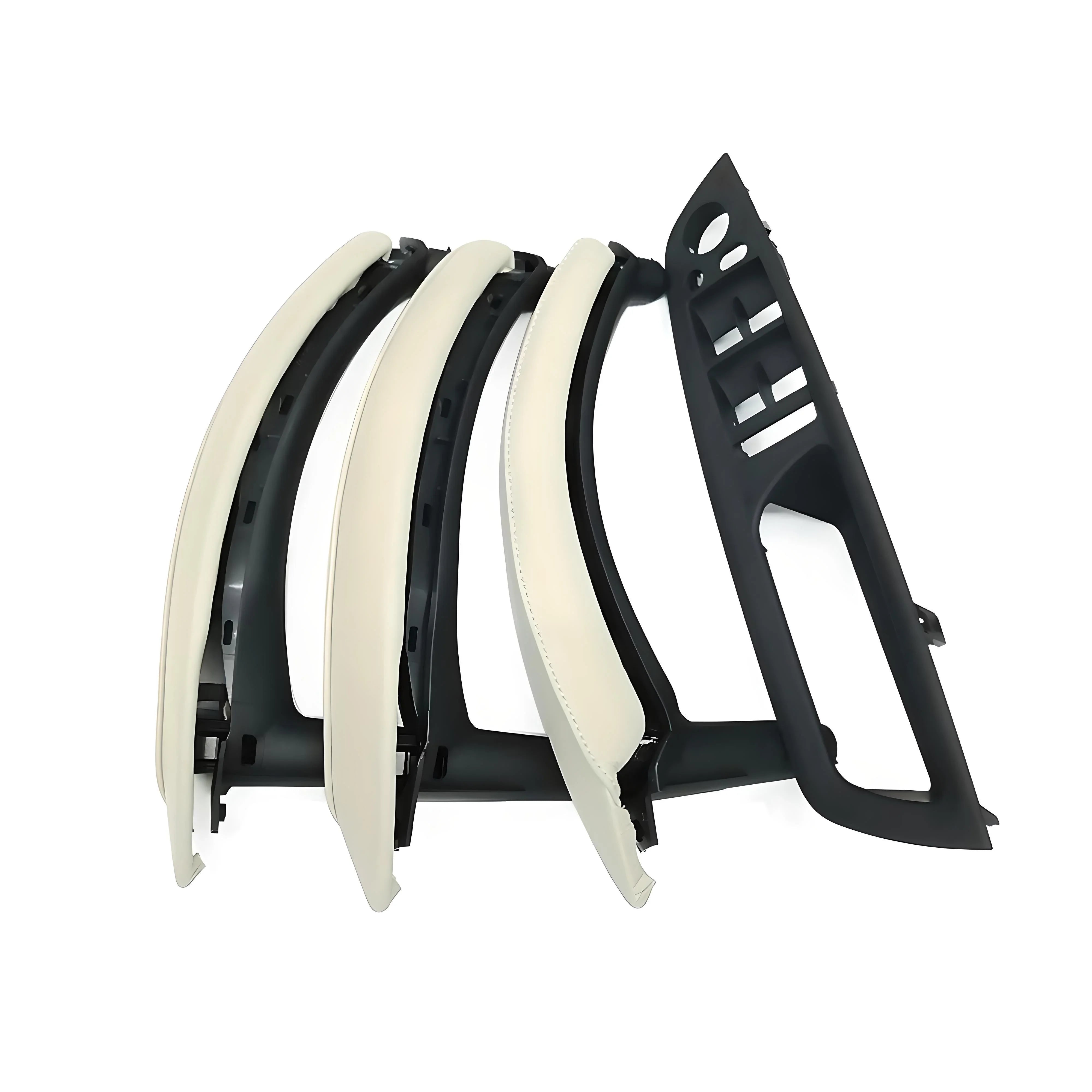 Ivopry Door Panel Handle Trim – White – Compatible with BMW 5 Series G30 – Interior Front