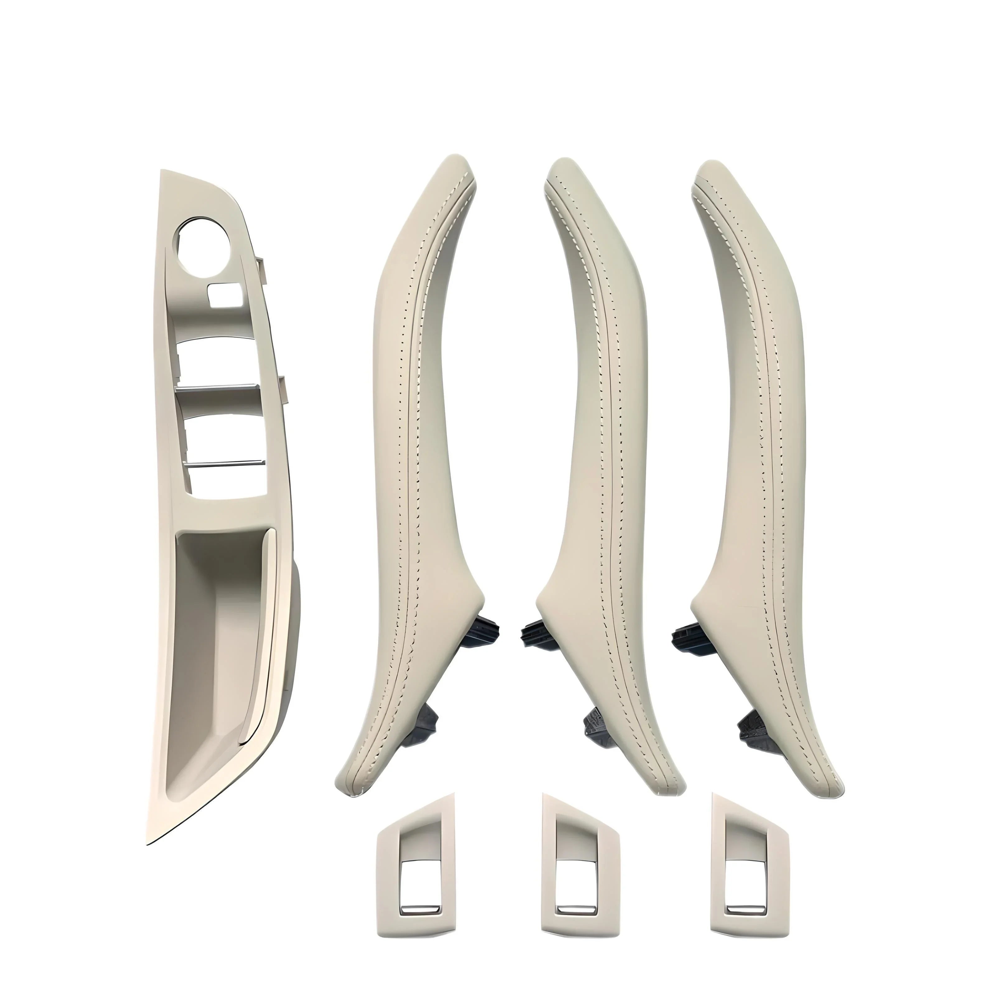 BMW Door Handle Trim Set – Ivory – Compatible with BMW E70 X5 – Interior