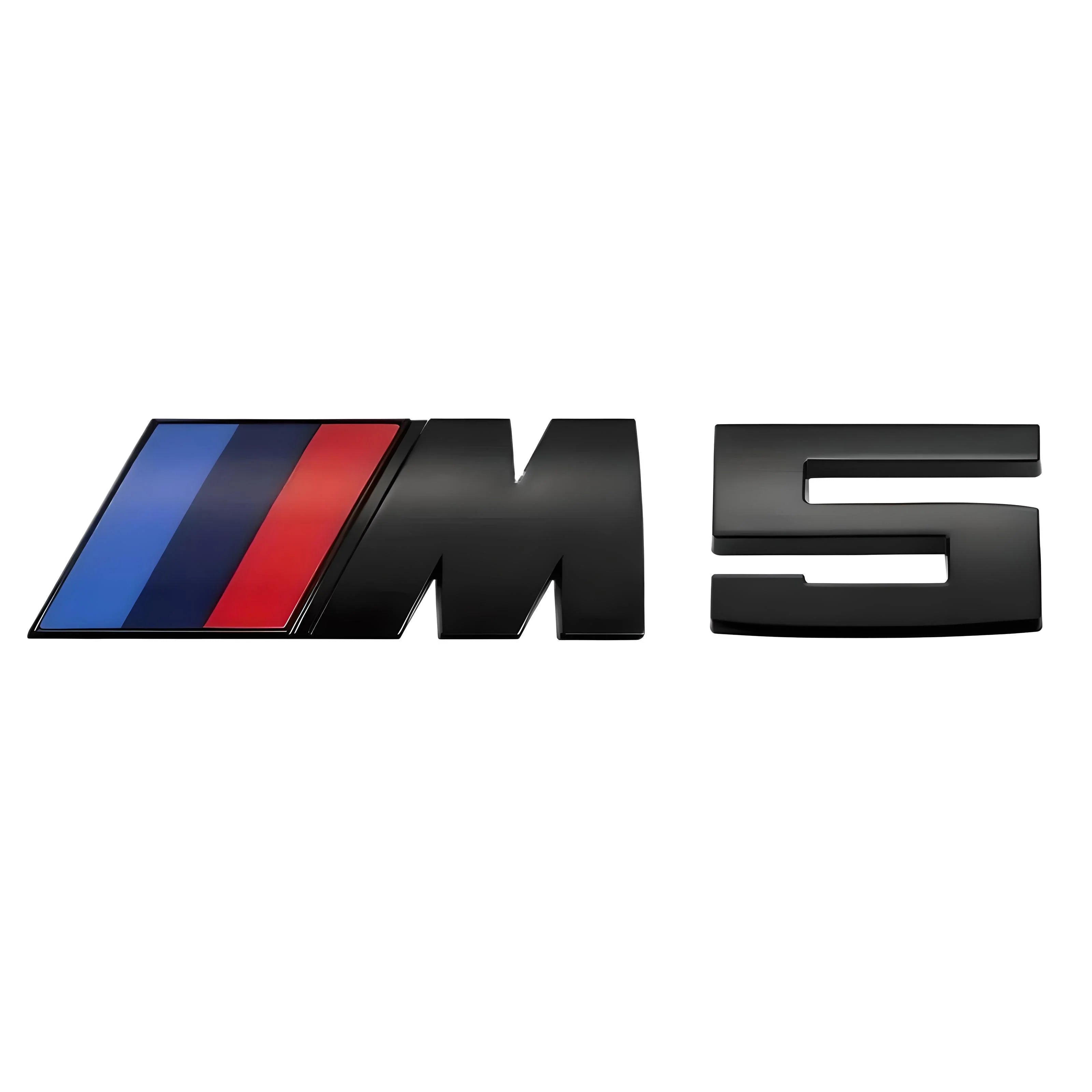 BMW M5 Emblem – Black Matte – Compatible with BMW M5 – Exterior