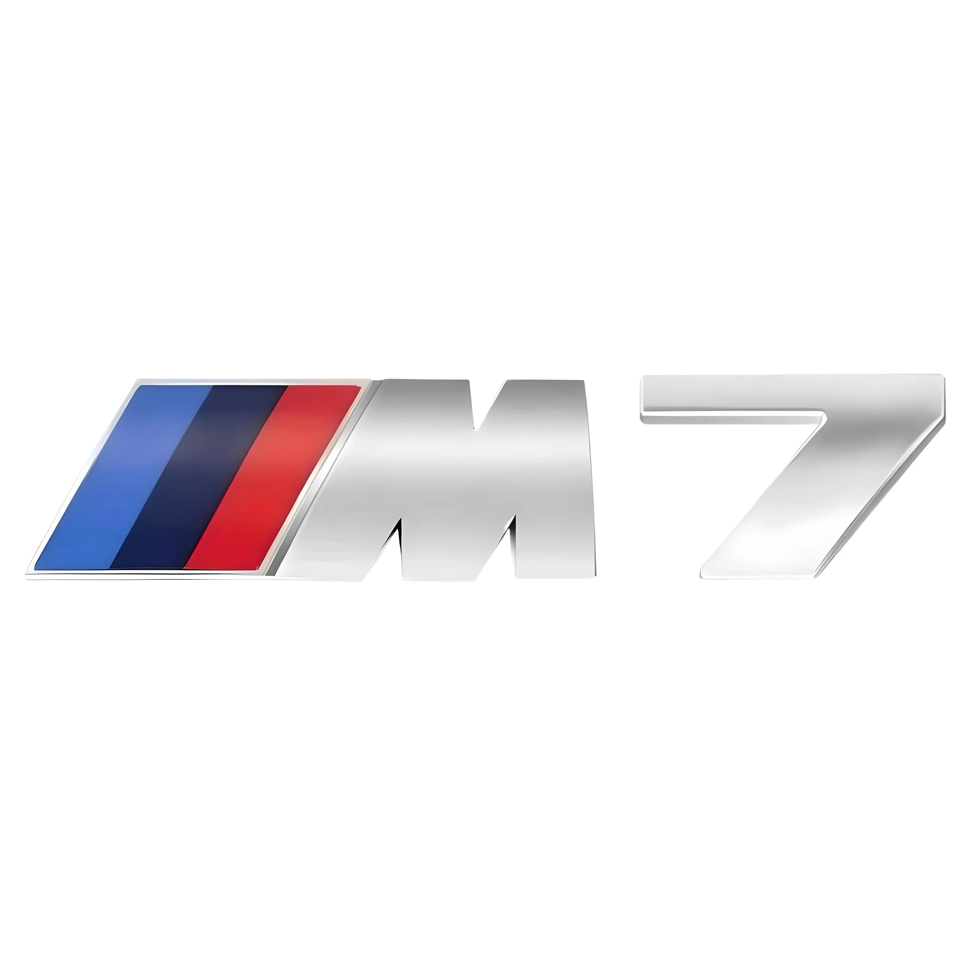 BMW M7 Emblem – Chrome Finish – Compatible with BMW Front Exterior