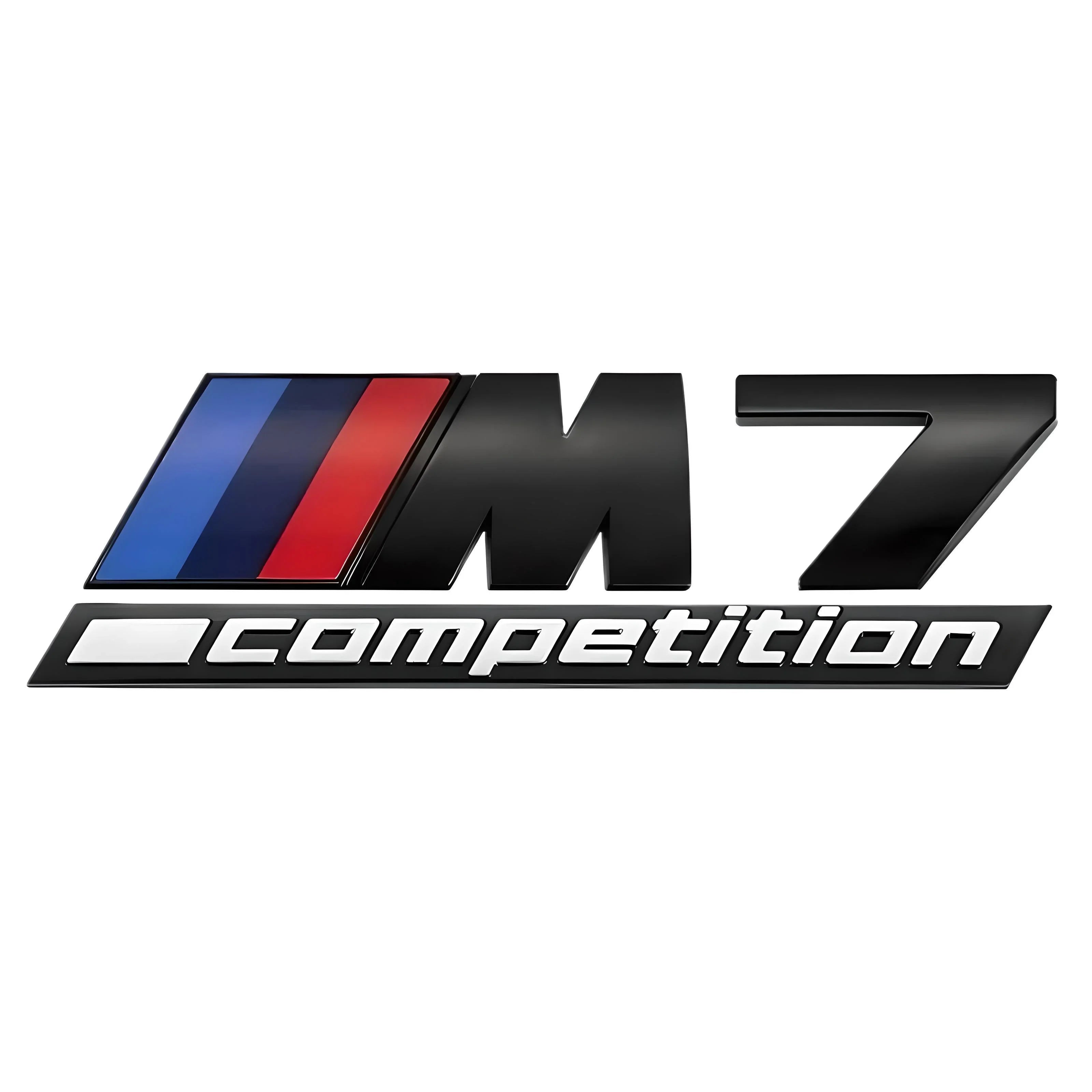 M7 Competition Badge – Black – Compatible with BMW Models – Exterior