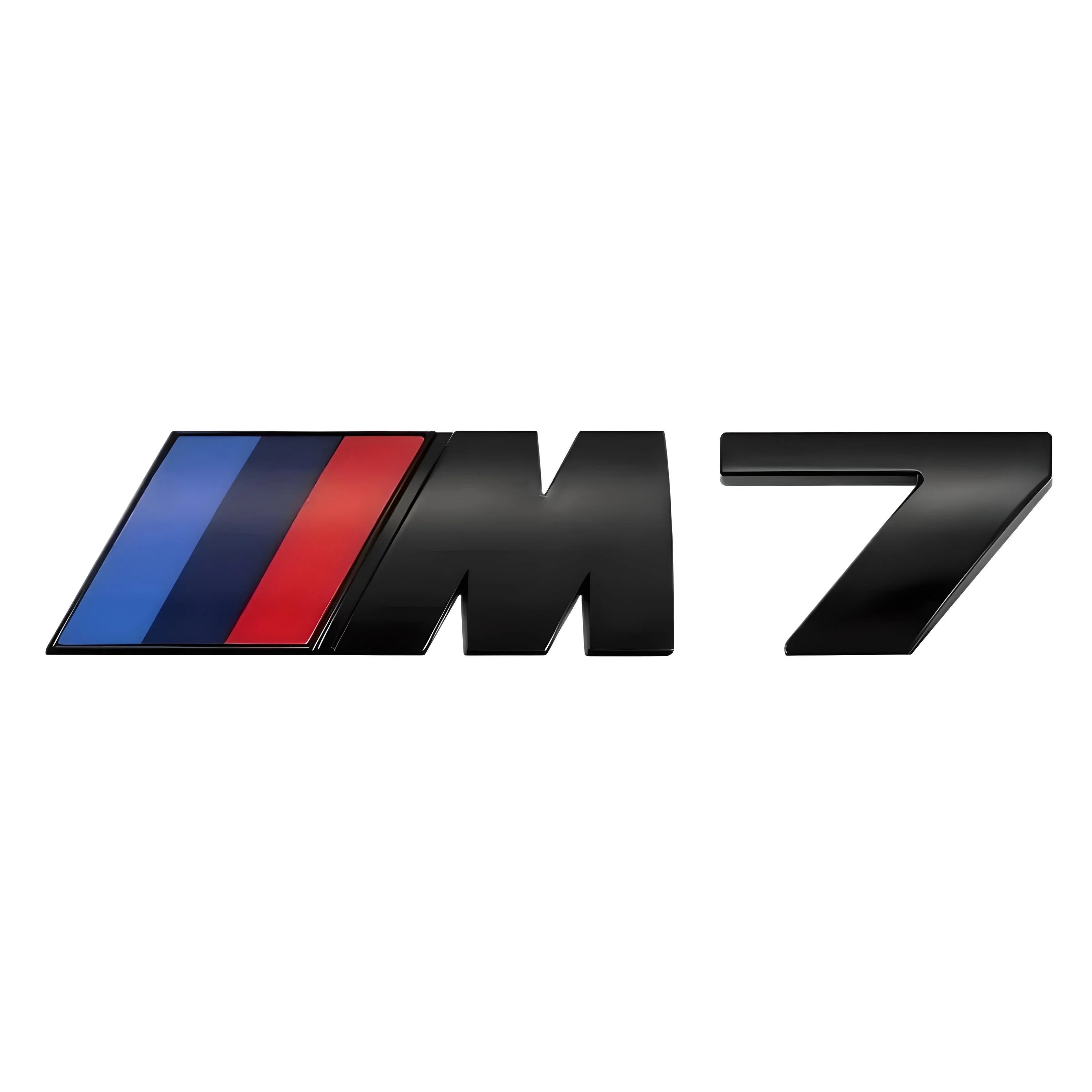 BMW M7 Emblem – Matte Black – Compatible with BMW M7 – Exterior