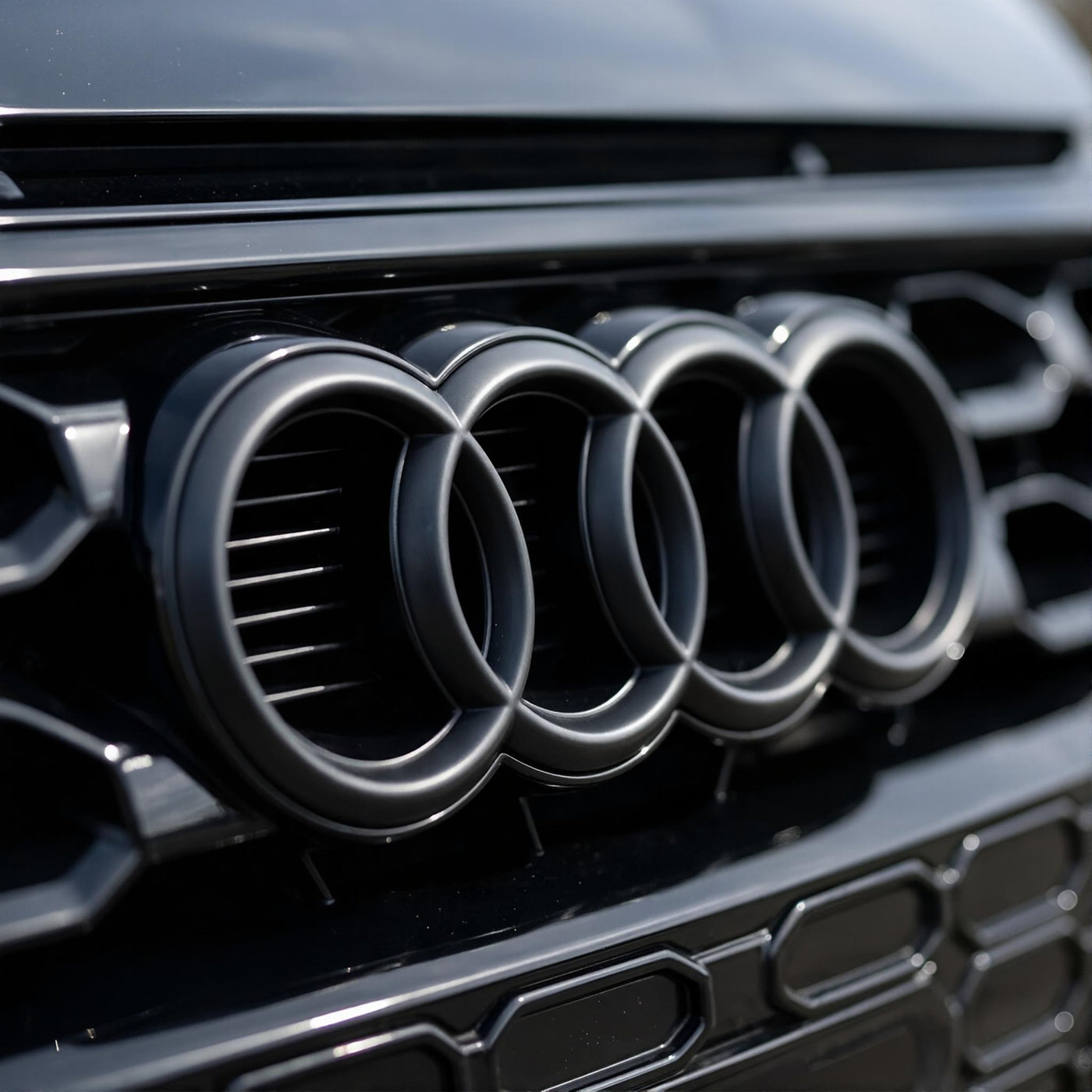 Audi Emblem | Matte Black