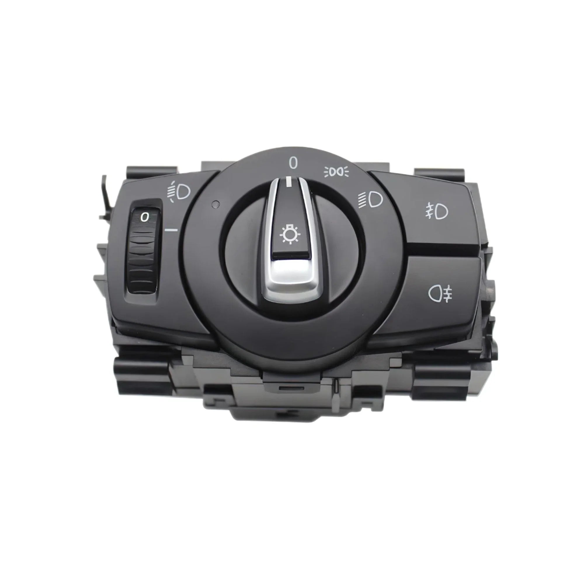 Headlight switch control – Black finish – Compatible with BMW – Interior
