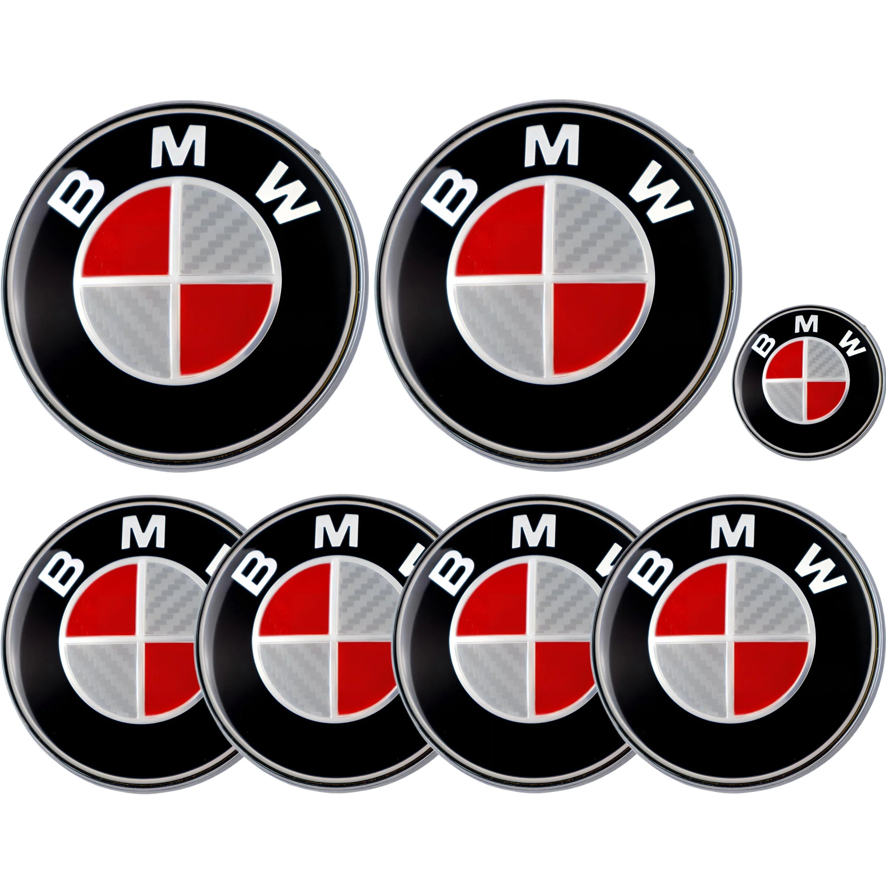 Emblem | Rot & Grau - BMW Kompatibel