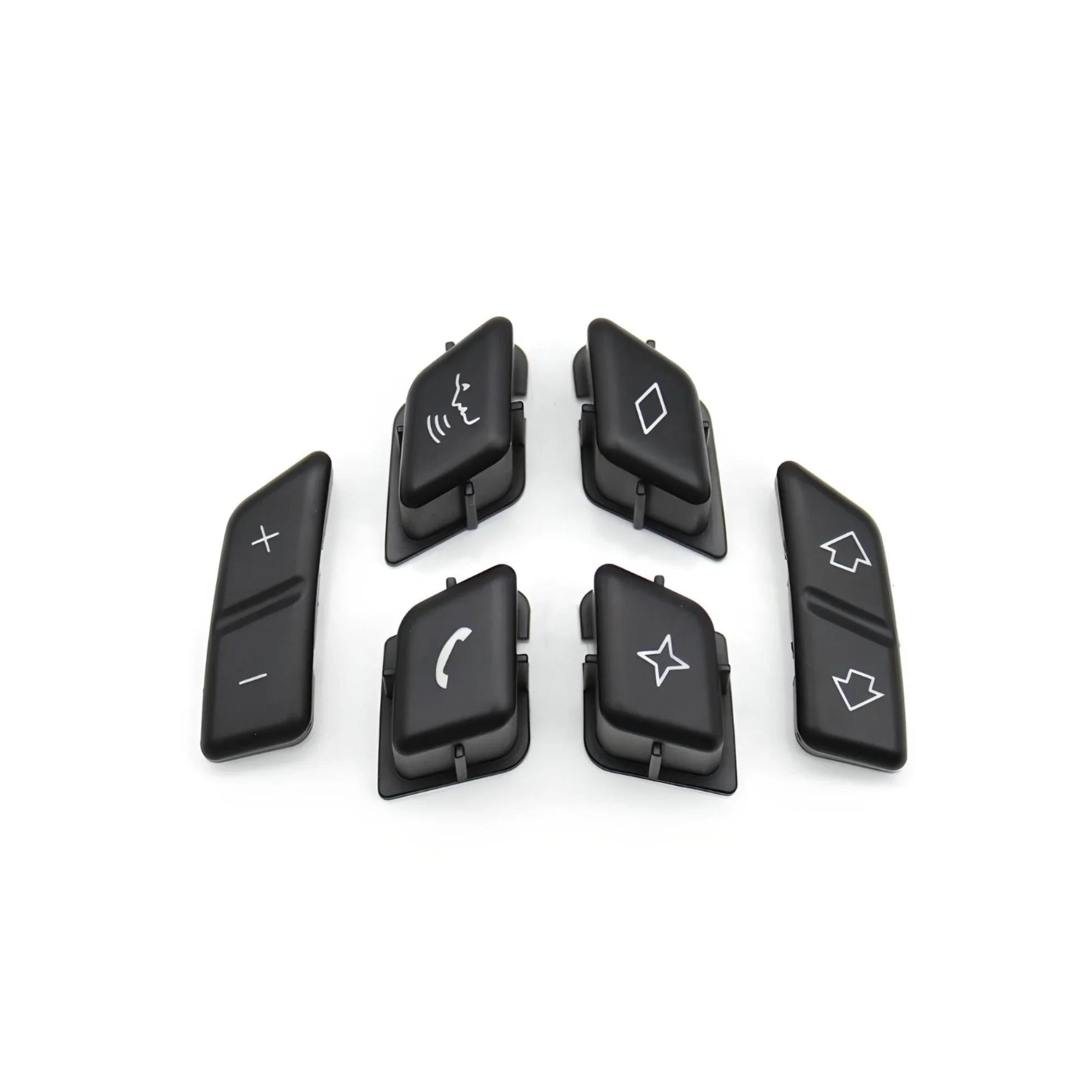 BMW Steering Wheel Control Buttons – Black – Compatible with BMW F01 F02 – Interior