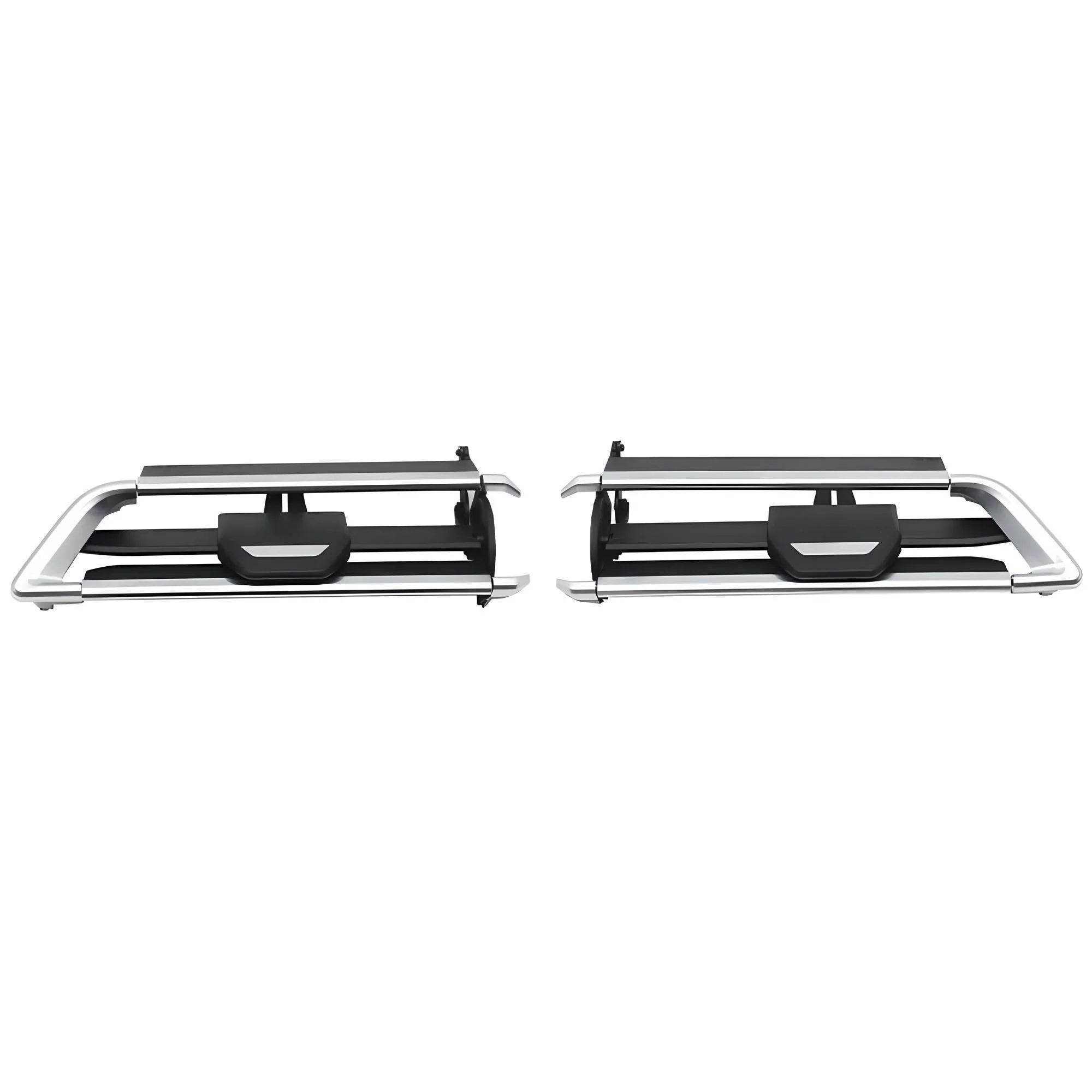 Front Grill Grille - Silver Black - Compatible with 2021-2024 Ford F-150 - Front Exterior