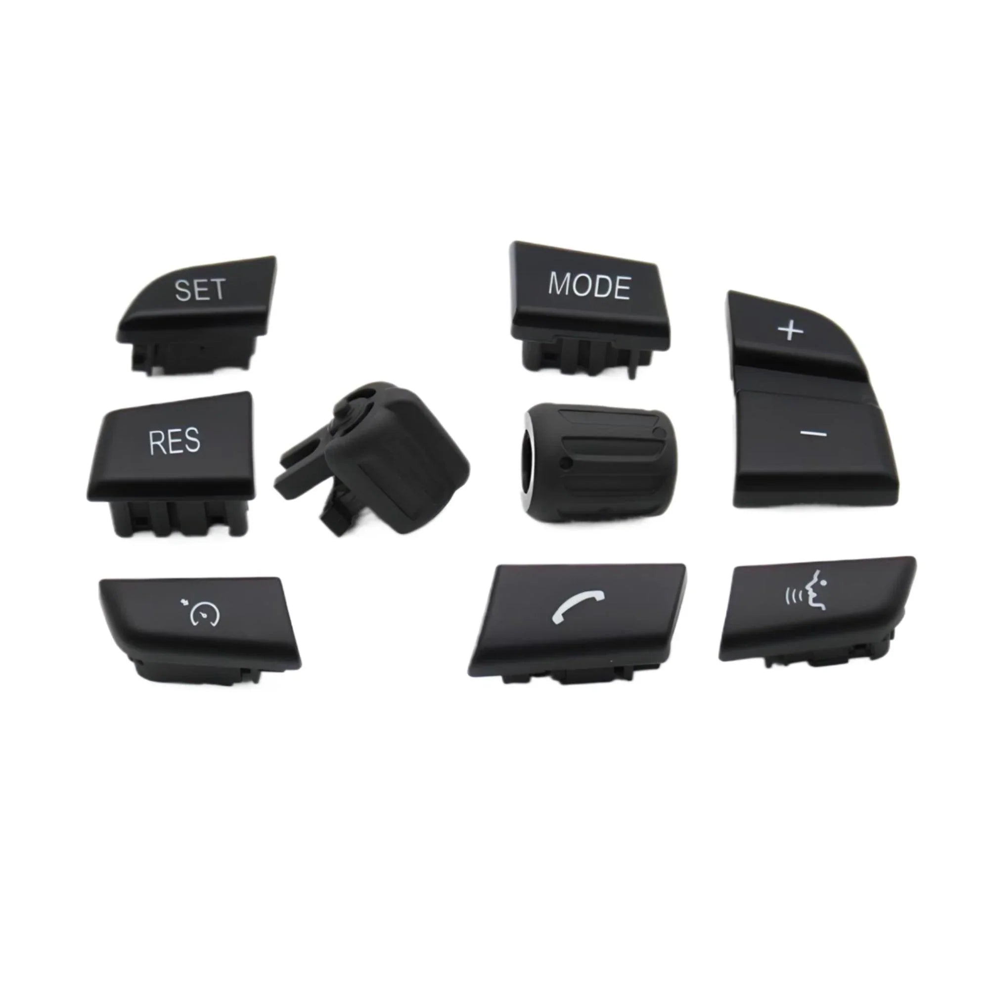 Steering Wheel Button Set – Black – Compatible with BMW – Interior