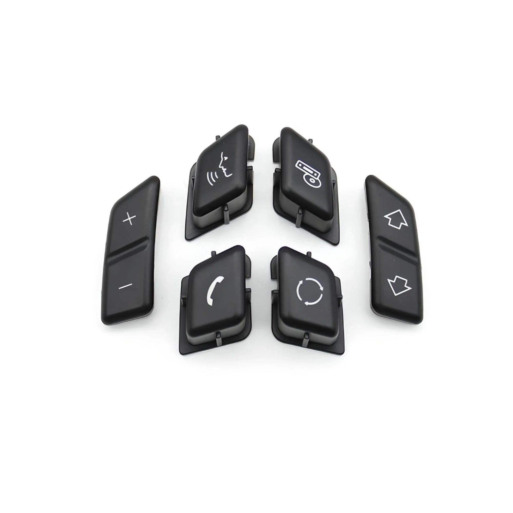 Steering Wheel Control Buttons – Black – Compatible with BMW – Interior