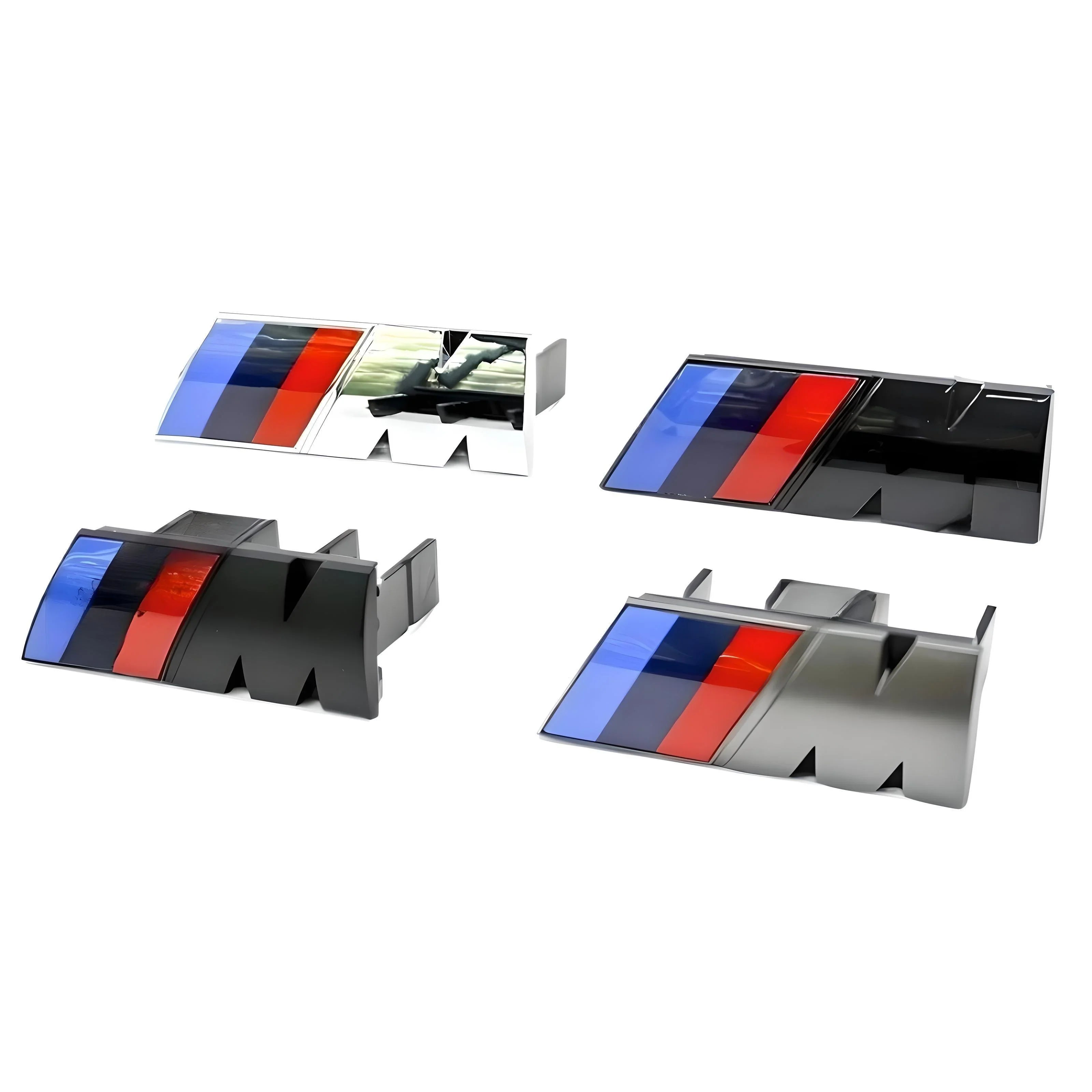 BMW M Badge Emblem – Chrome Finish – Compatible with BMW Exterior