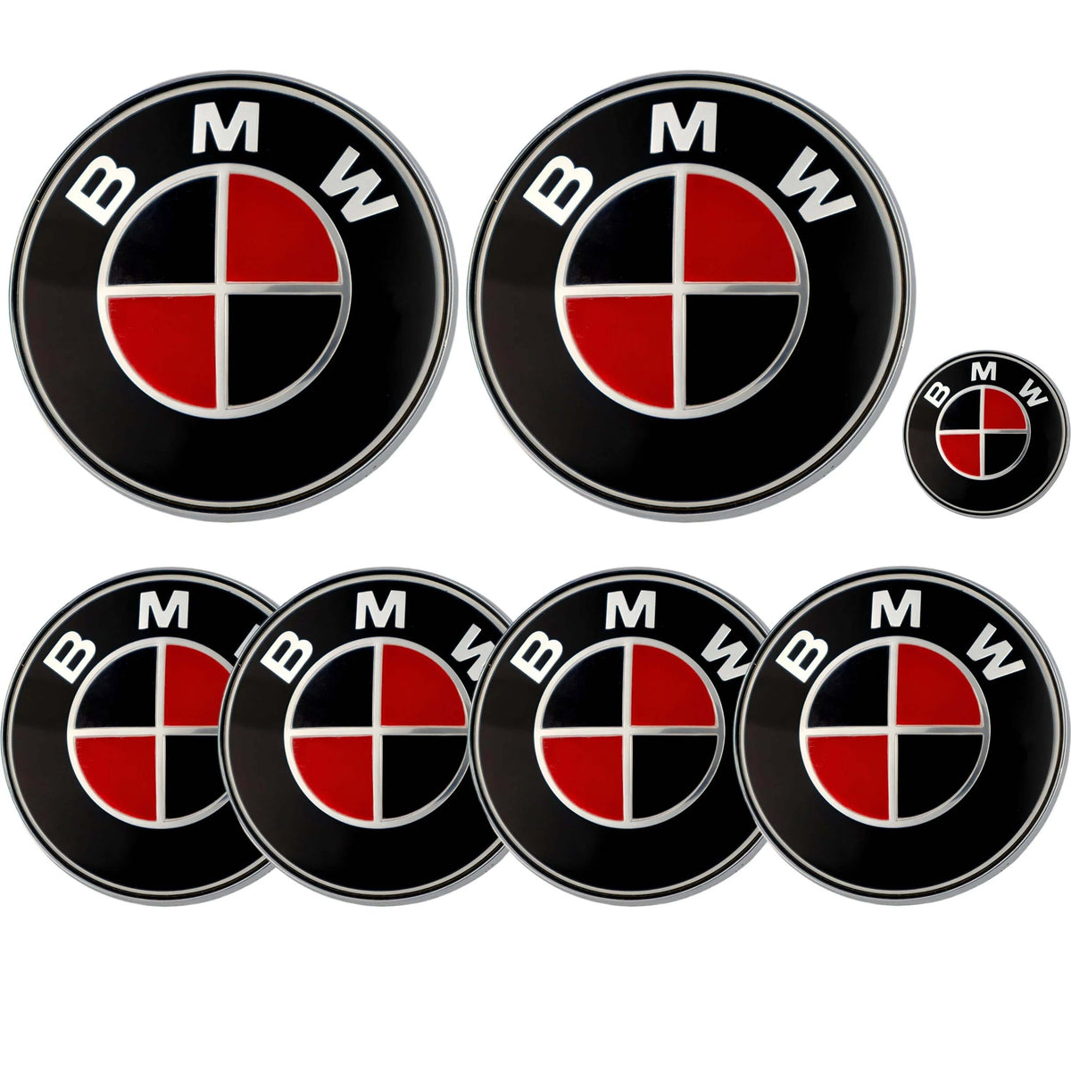 BMW Badge | Red & Black