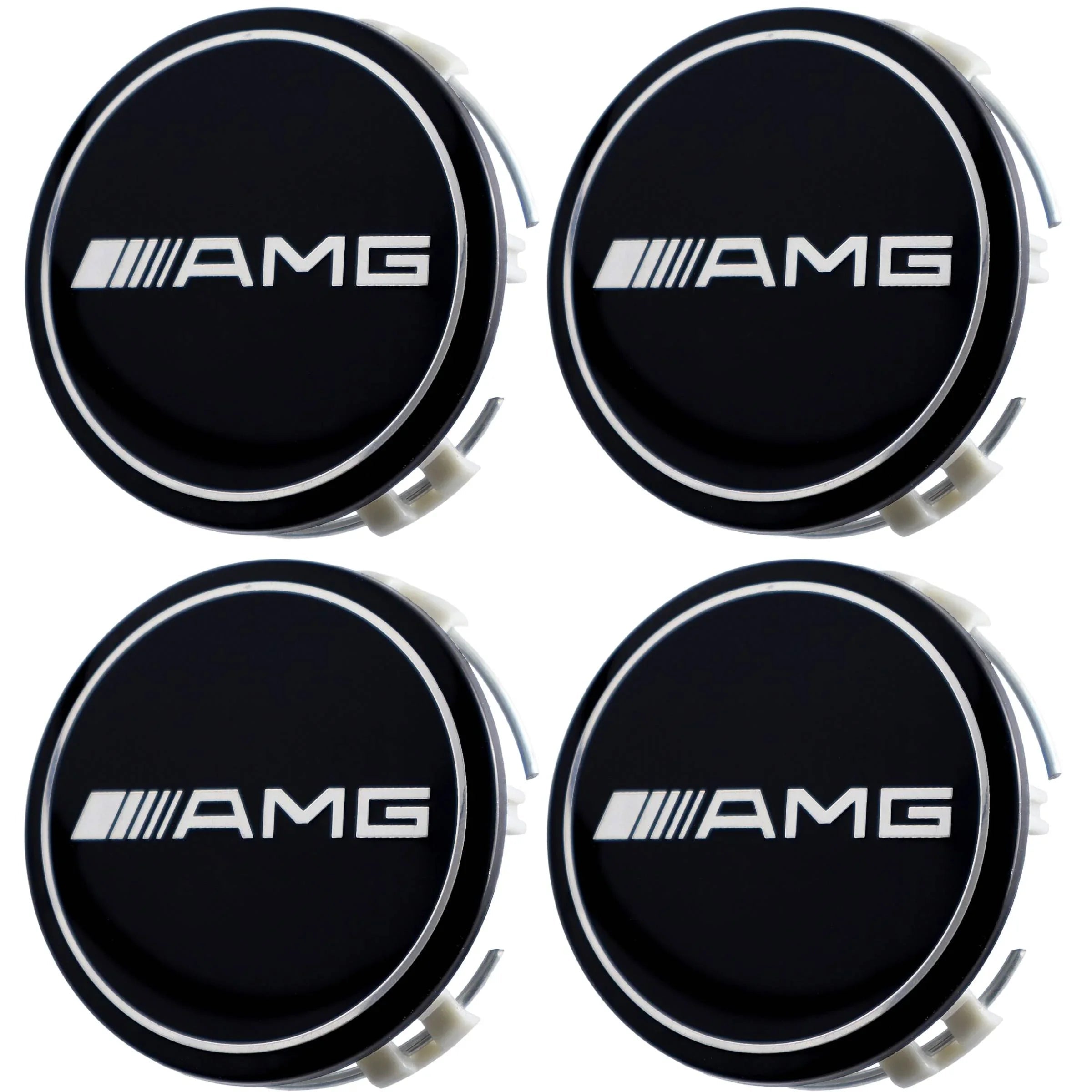 Mercedes Hub Caps | AMG Gloss Black - Aftermarket - CIREVON