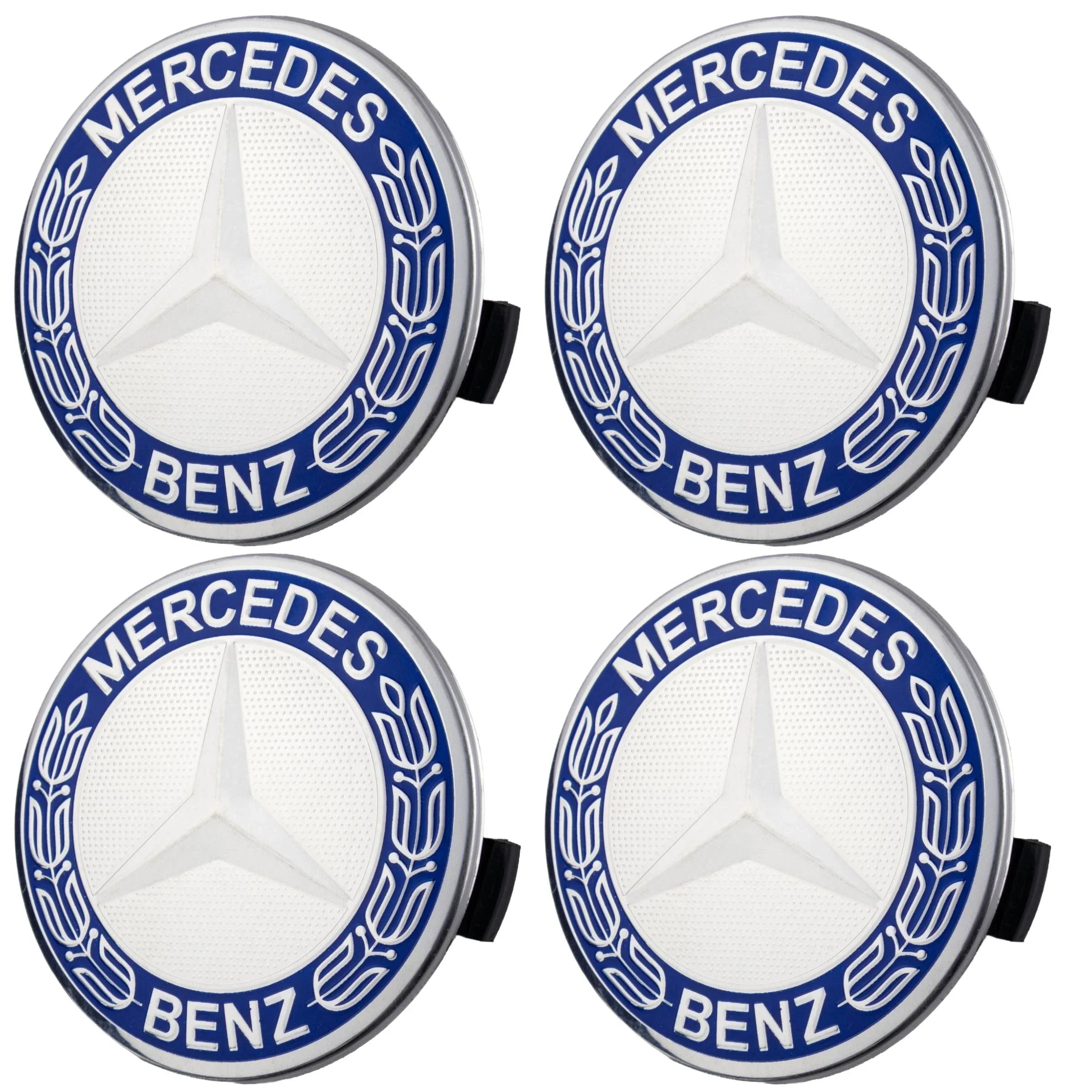 Mercedes Hub Caps | Royal Blue - Aftermarket - cirevon