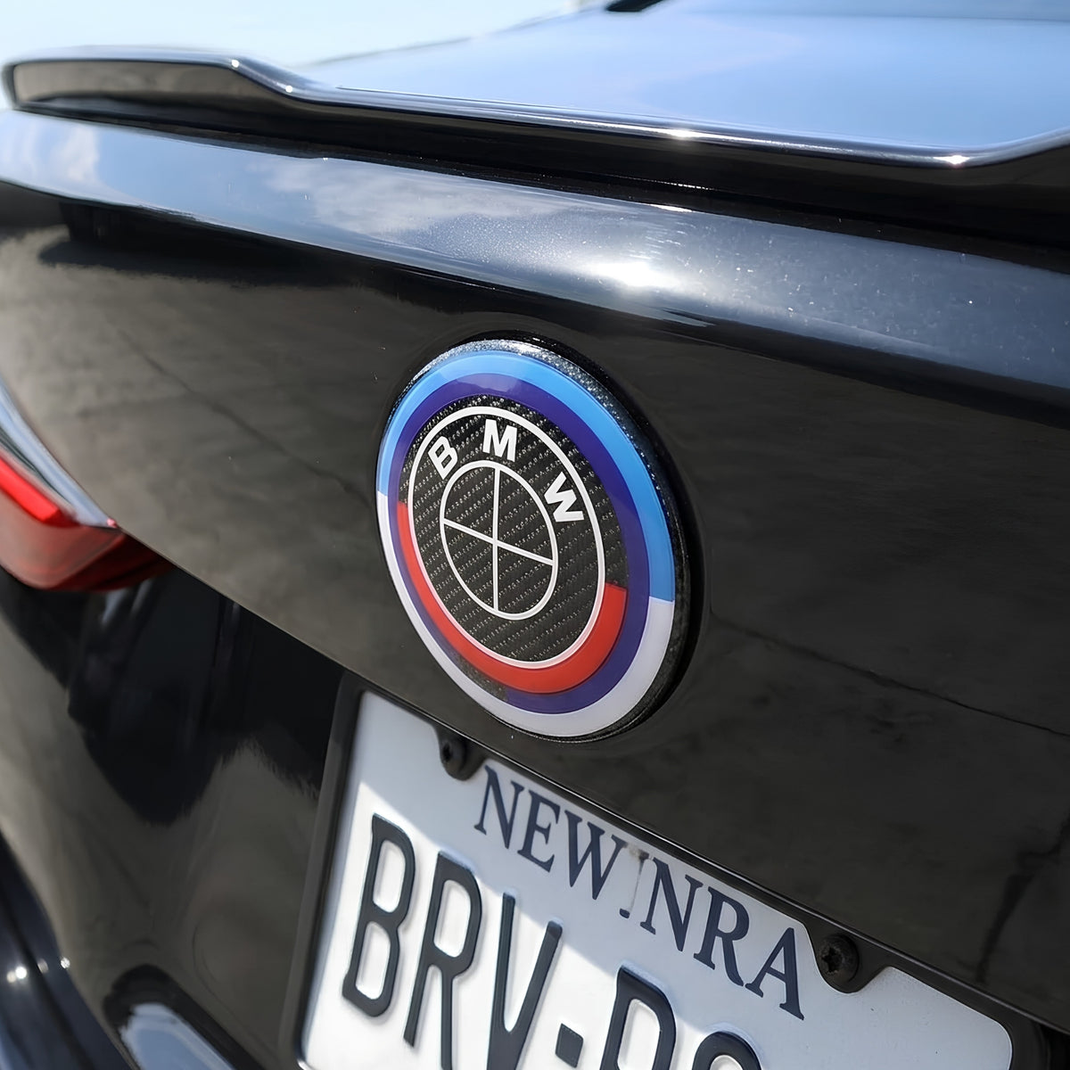 BMW 50th Anniversary Badge | Black Carbon