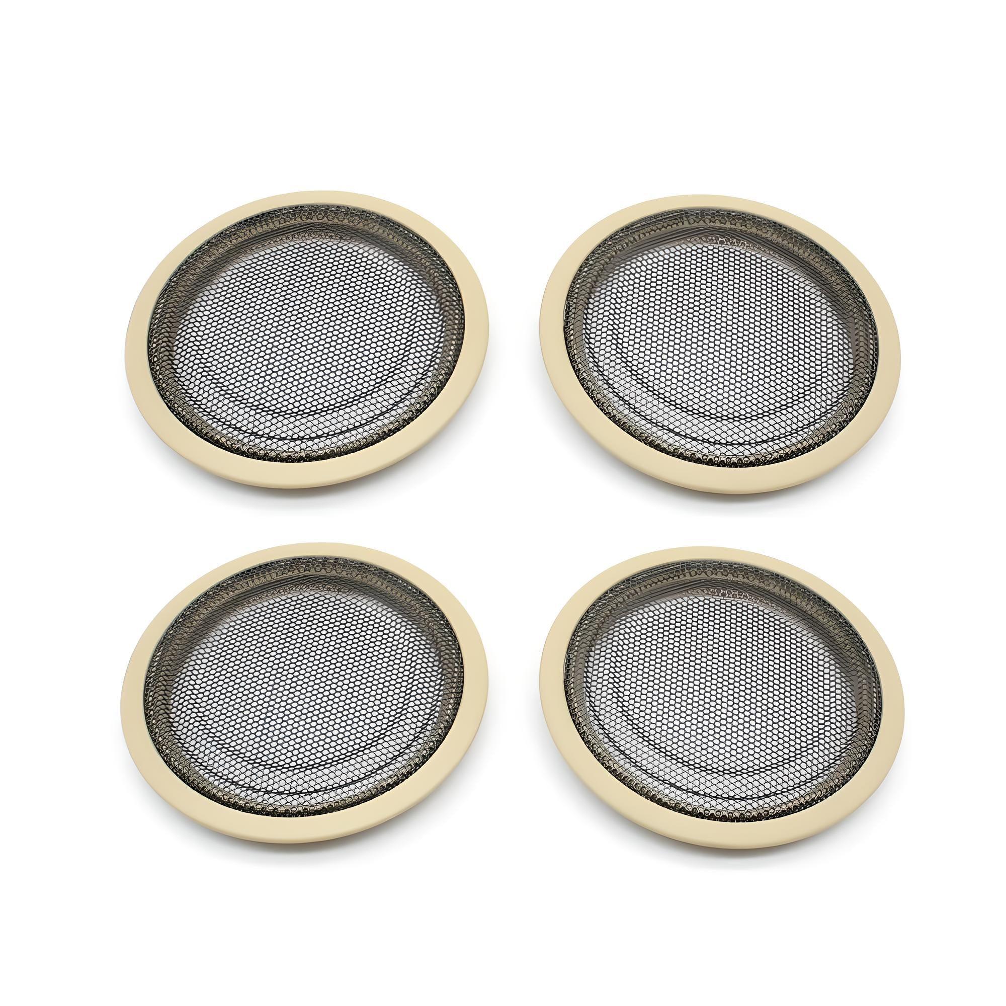 Speaker Grille Covers – Beige – Compatible with BMW Series 3 E46 – Interior