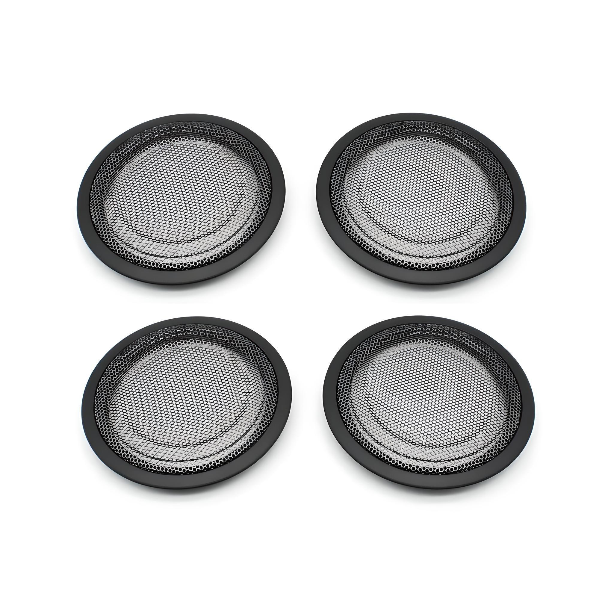 Blaxkl Front Speaker Grilles – Black – Compatible with BMW Front