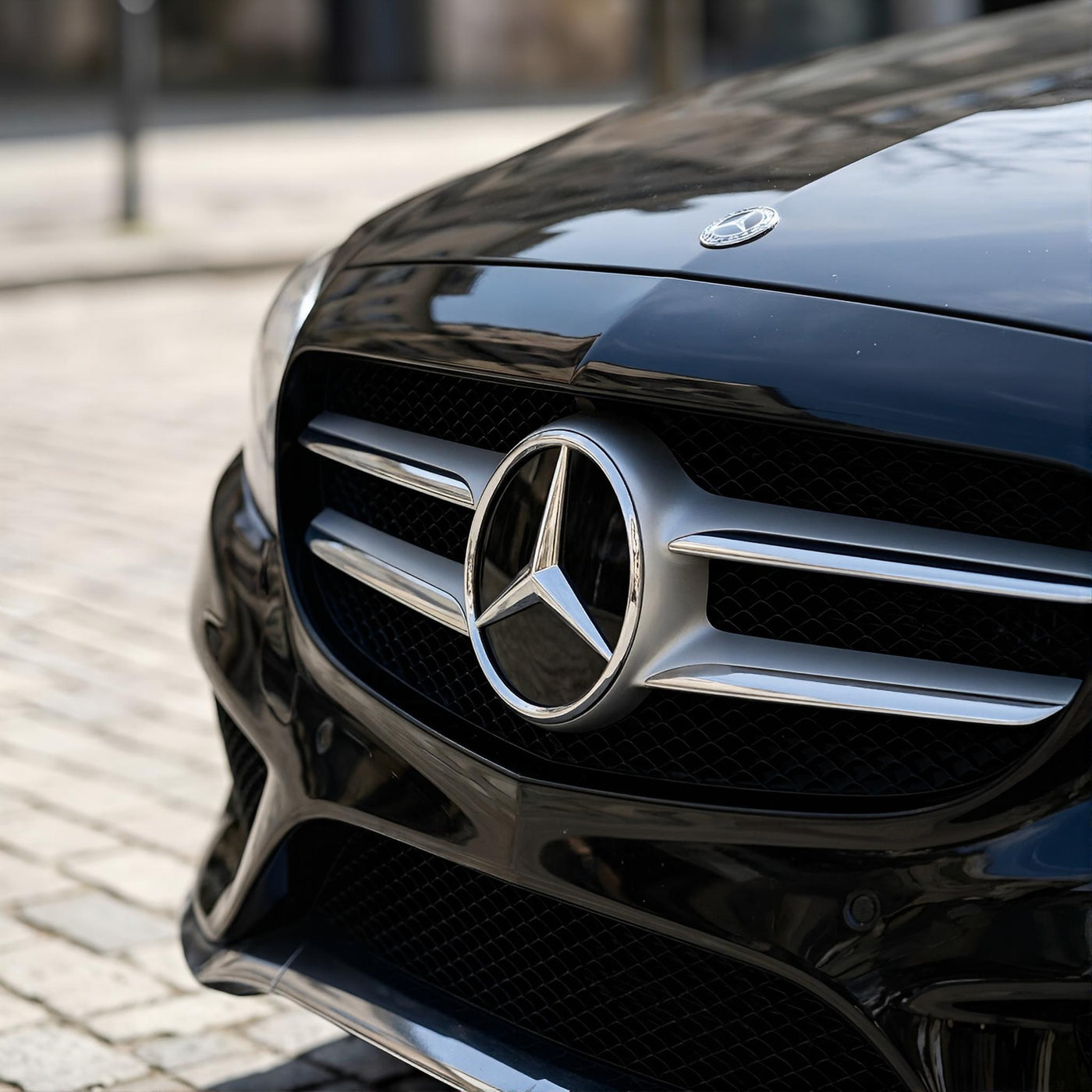 Mercedes Kühlergrill Emblem | Chrom - Erhöhter Stil