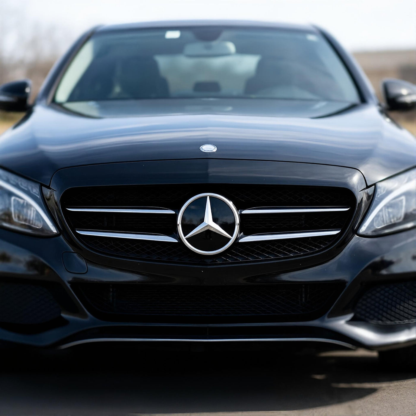 Mercedes Grille Emblem | Chrome - Mirror Style
