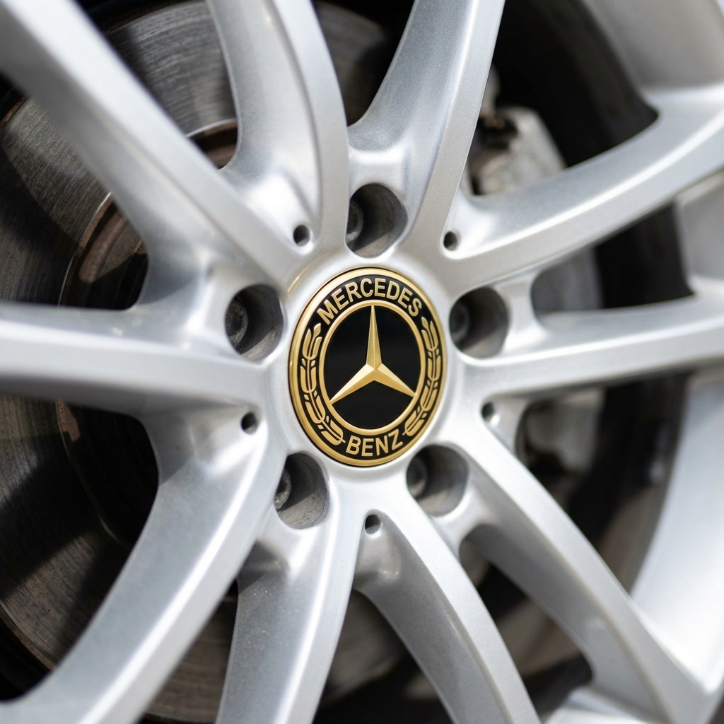 Mercedes Radkappen | Schatten Gold