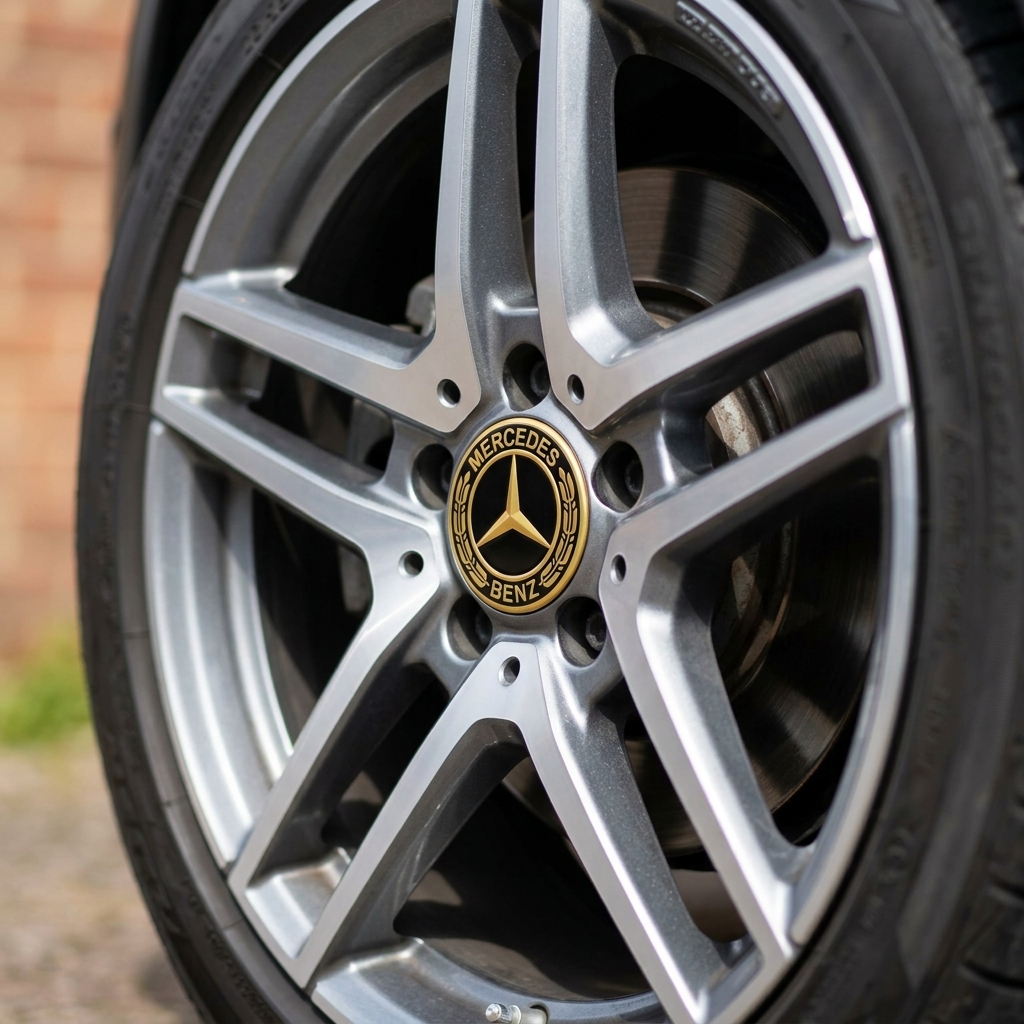 Mercedes Radkappen | Schatten Gold