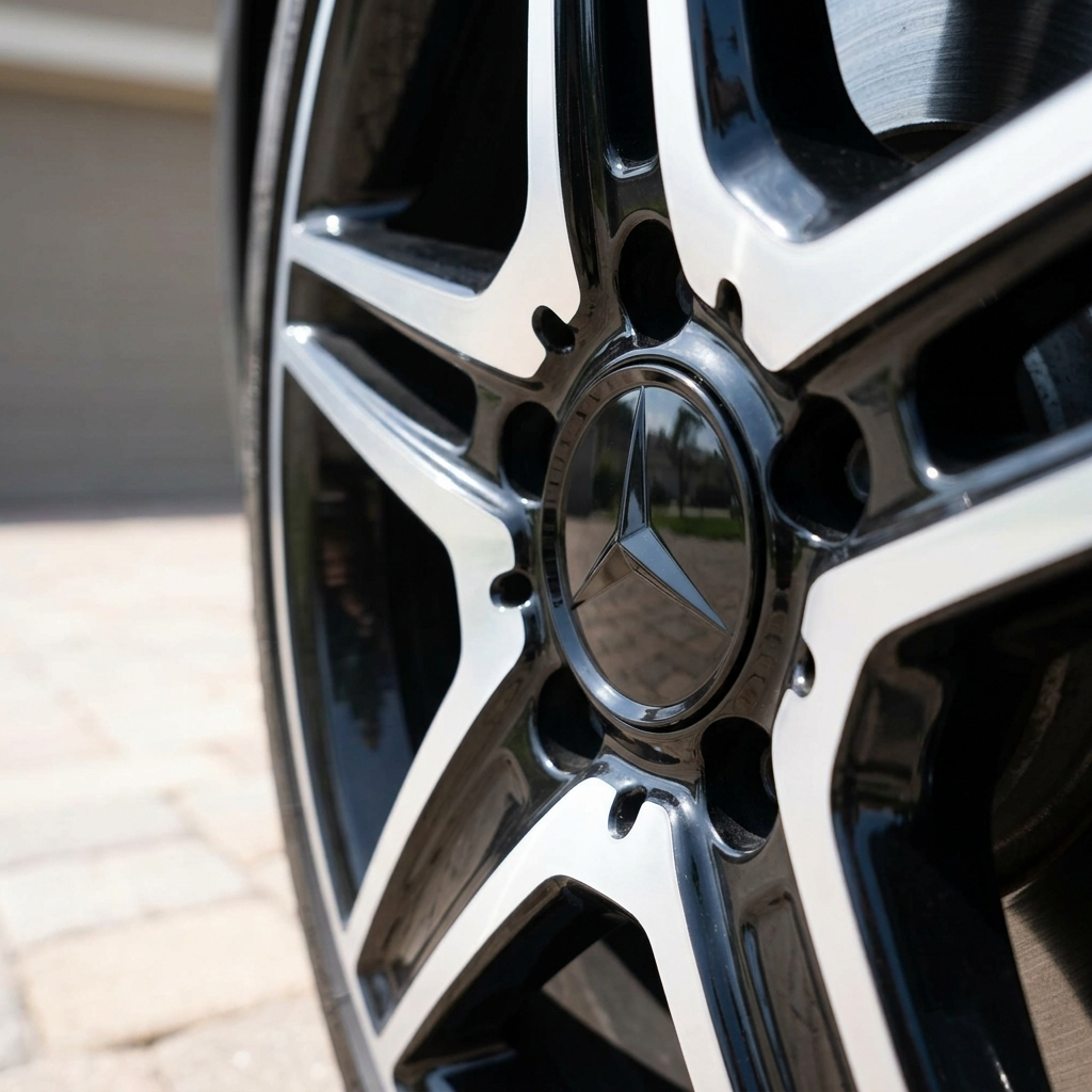 Mercedes Hub Caps | Obsidian Black