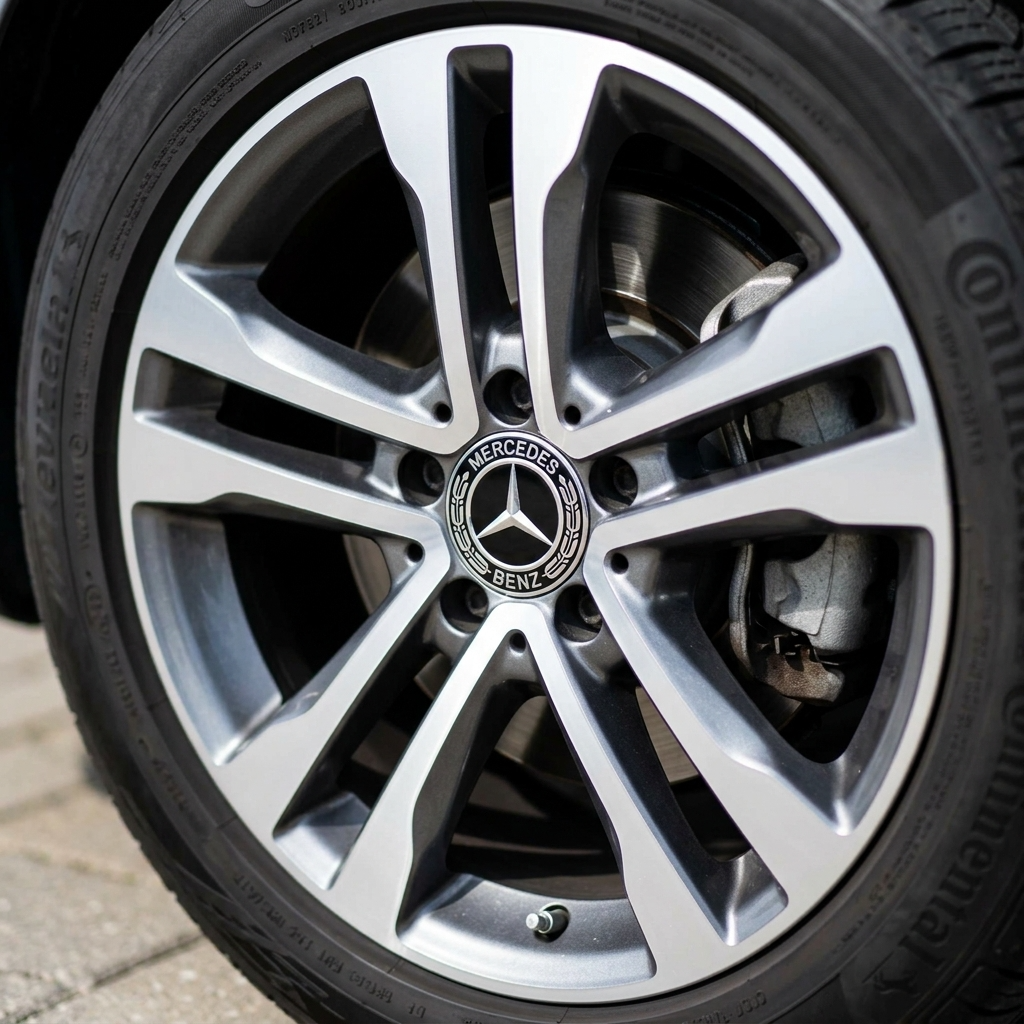 Mercedes Hub Caps | Classic Black