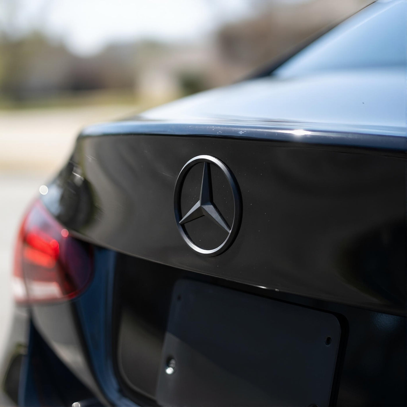 Mercedes Kofferraum-Emblem | Matt Schwarz