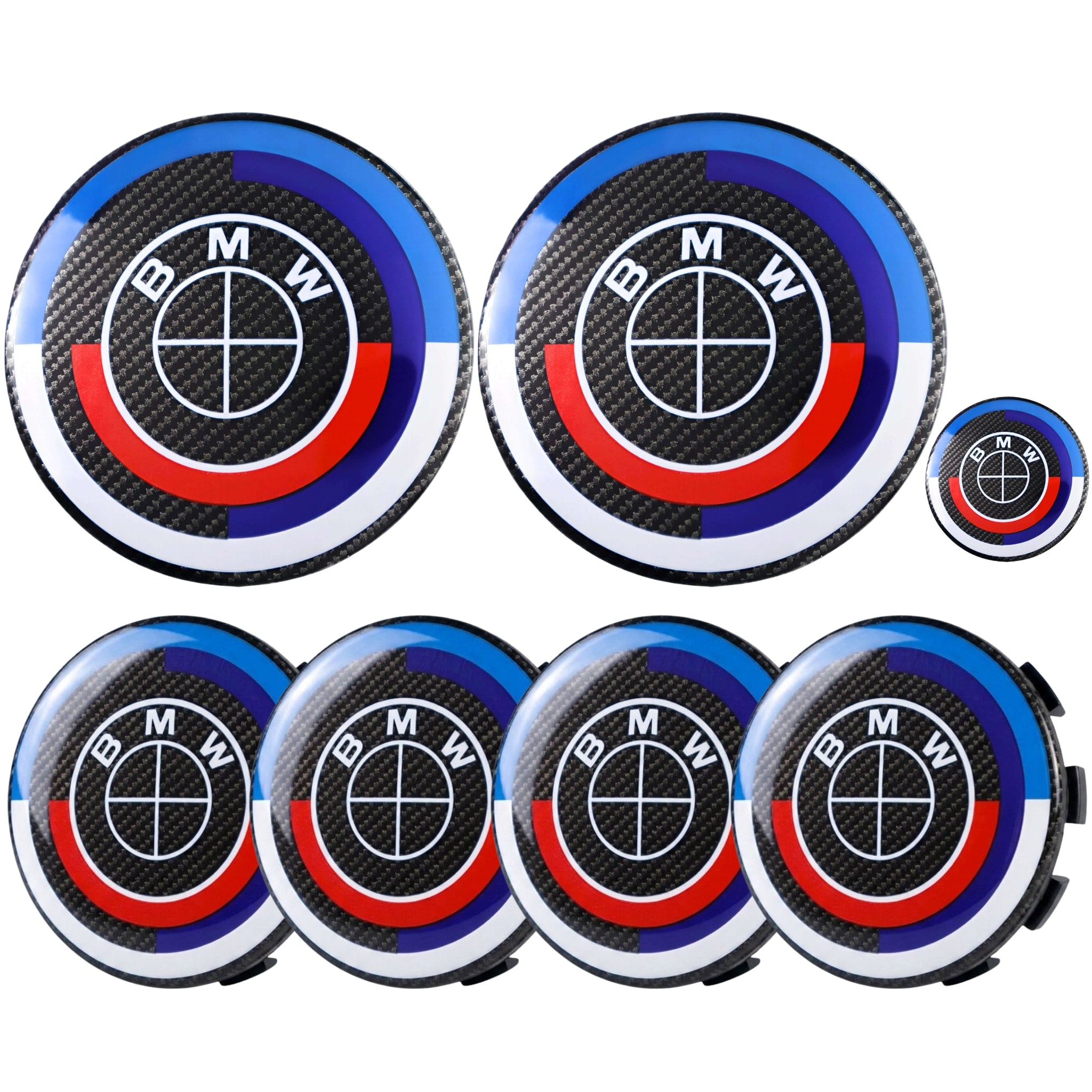 BMW 50th Anniversary Badge | Black Carbon
