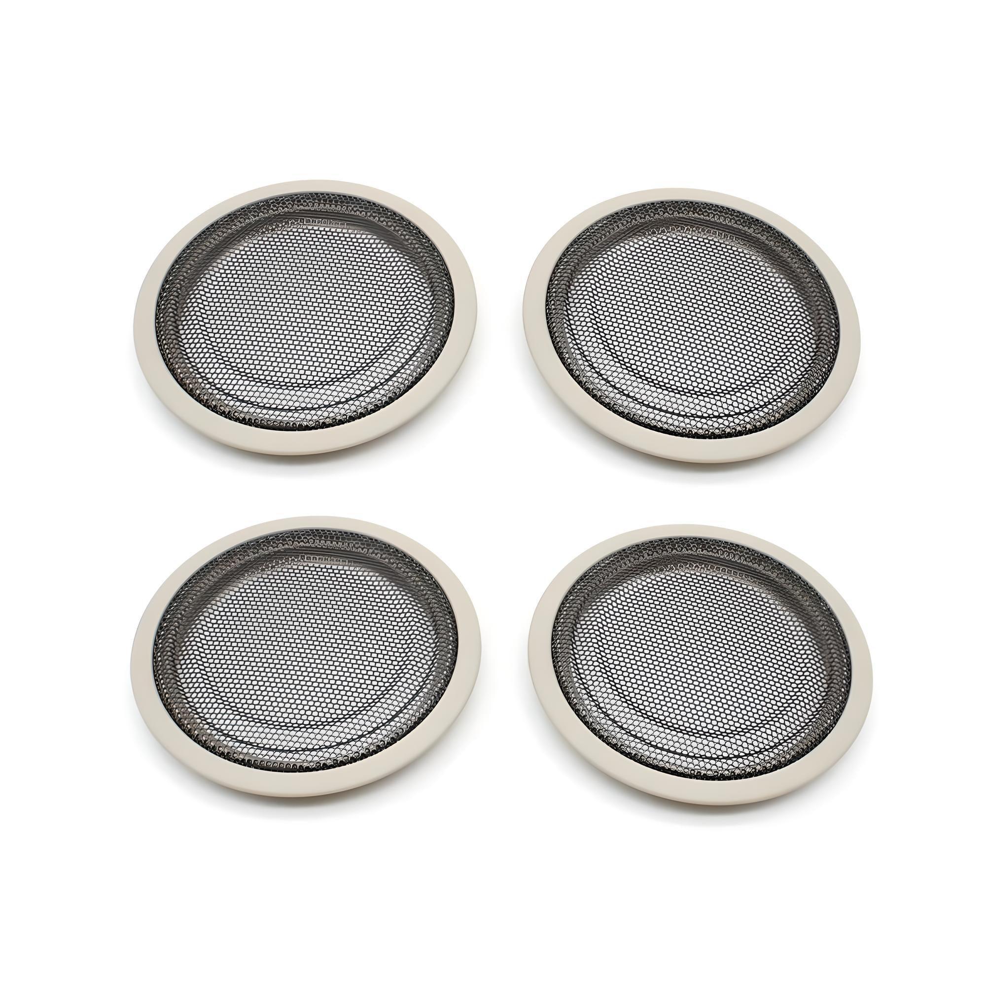 Mesh Speaker Grills – Ivory – Compatible with BMW E46 3 Series – Front Door