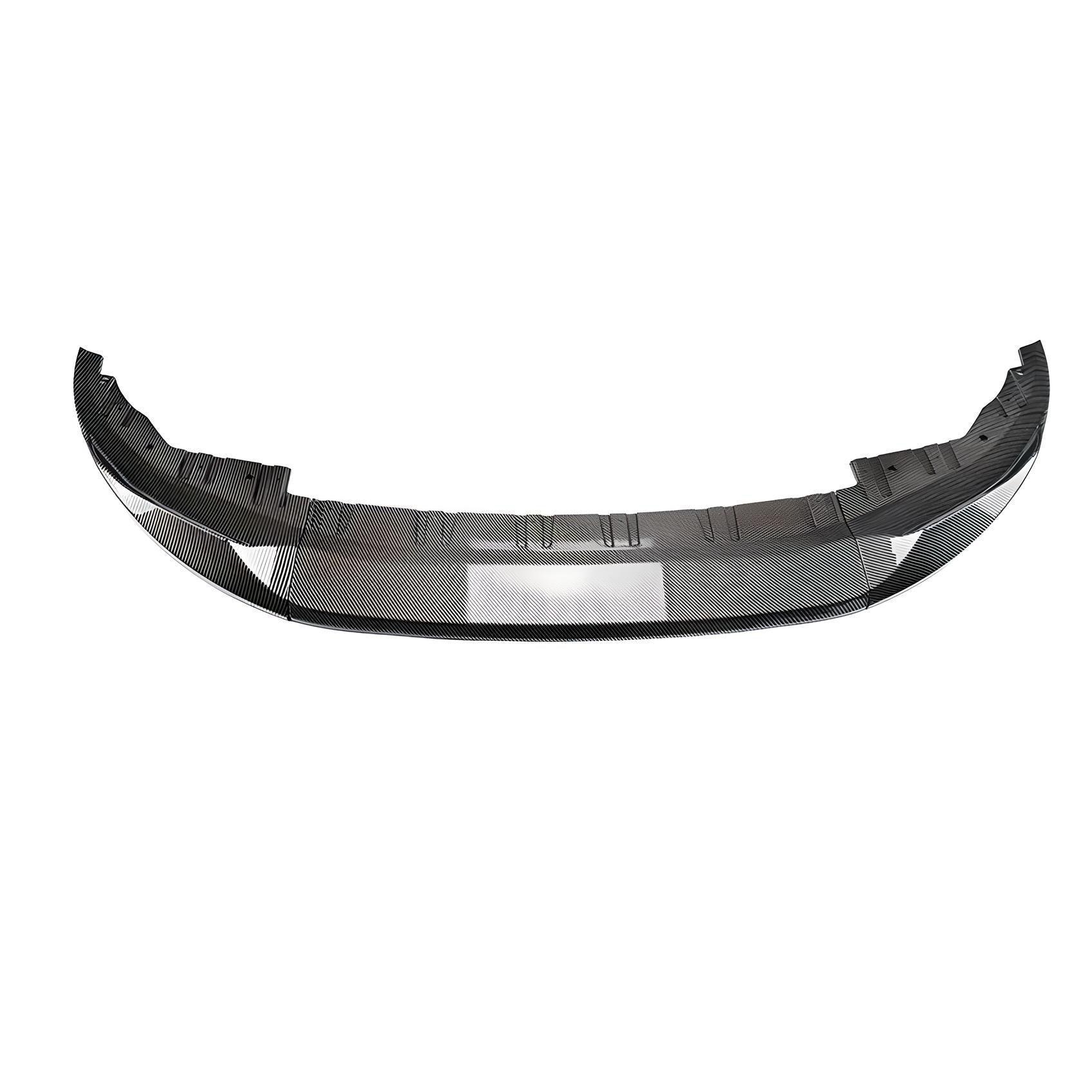Carbon Fiber Front Lip Spoiler – Glossy Carbon – Compatible with BMW 5 Series G30 – Front Exterior