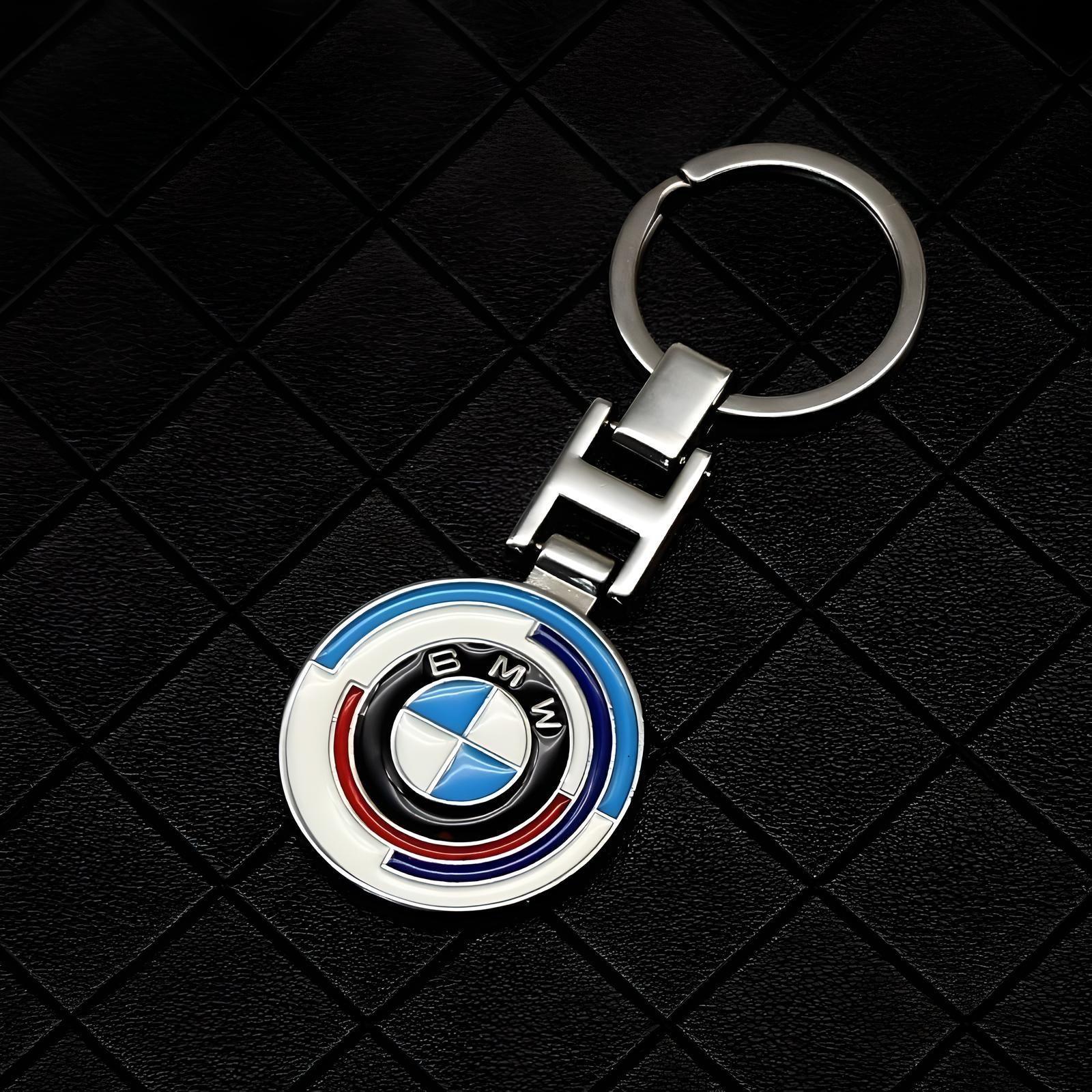 BMW M Keychain – Silver Finish – Compatible with BMW Cars – Exterior