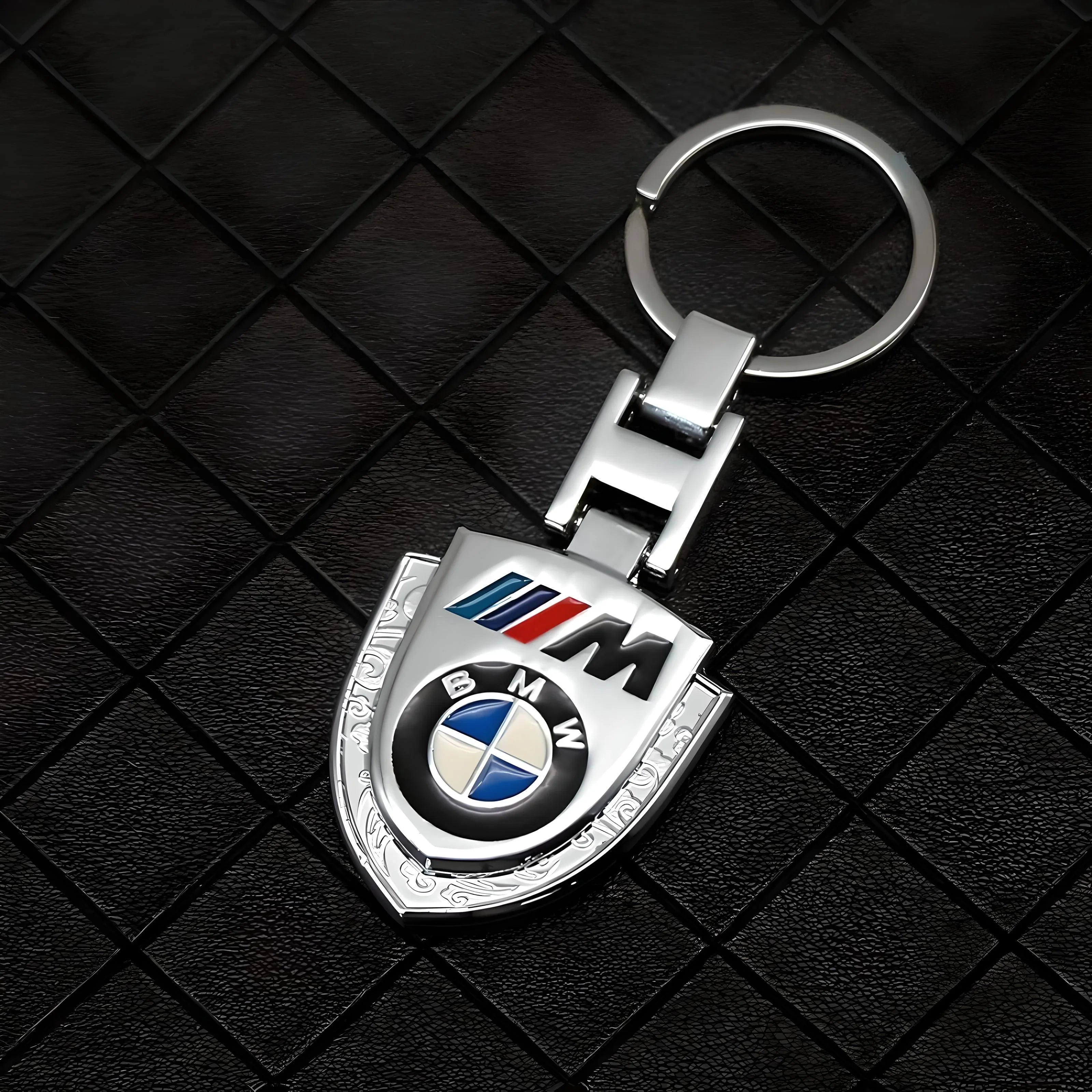 BMW M Keychain – Silver Finish – Compatible with BMW – Exterior