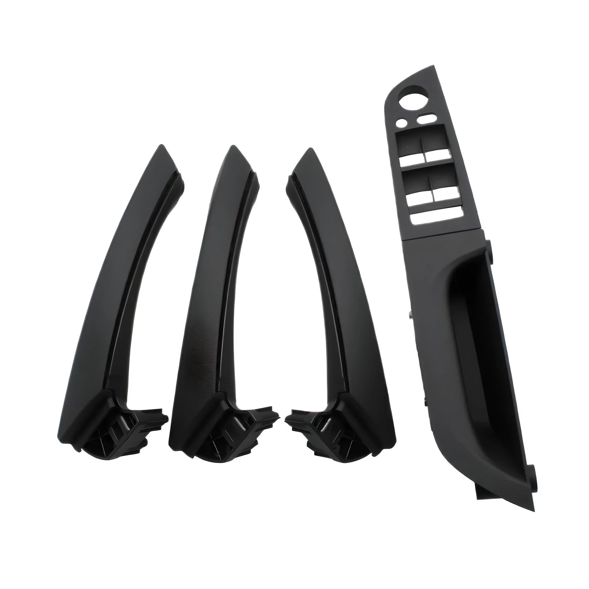 Door Handle Trim Set – Matt Black – Compatible with BMW E46 3 Series – Interior Rear