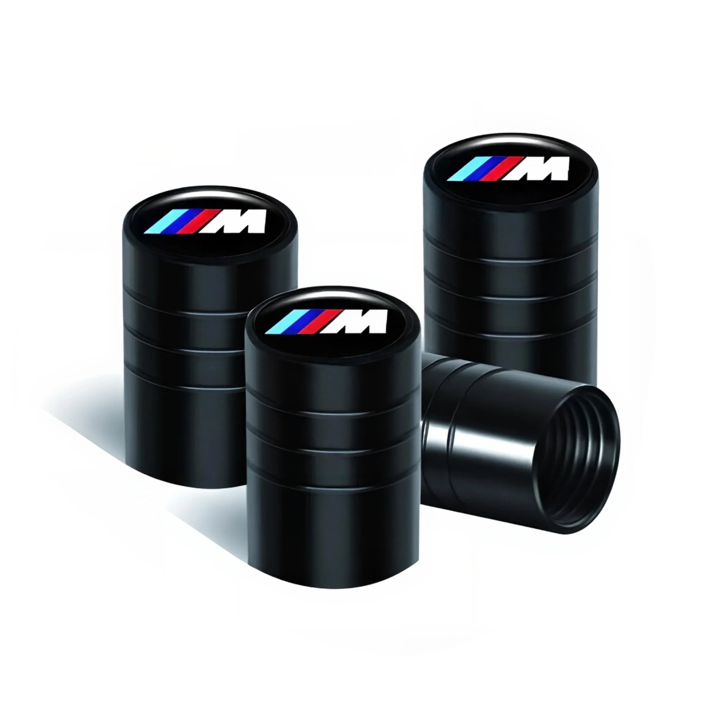 BMW M Valve Stem Caps – Black – Compatible with BMW Models – Exterior